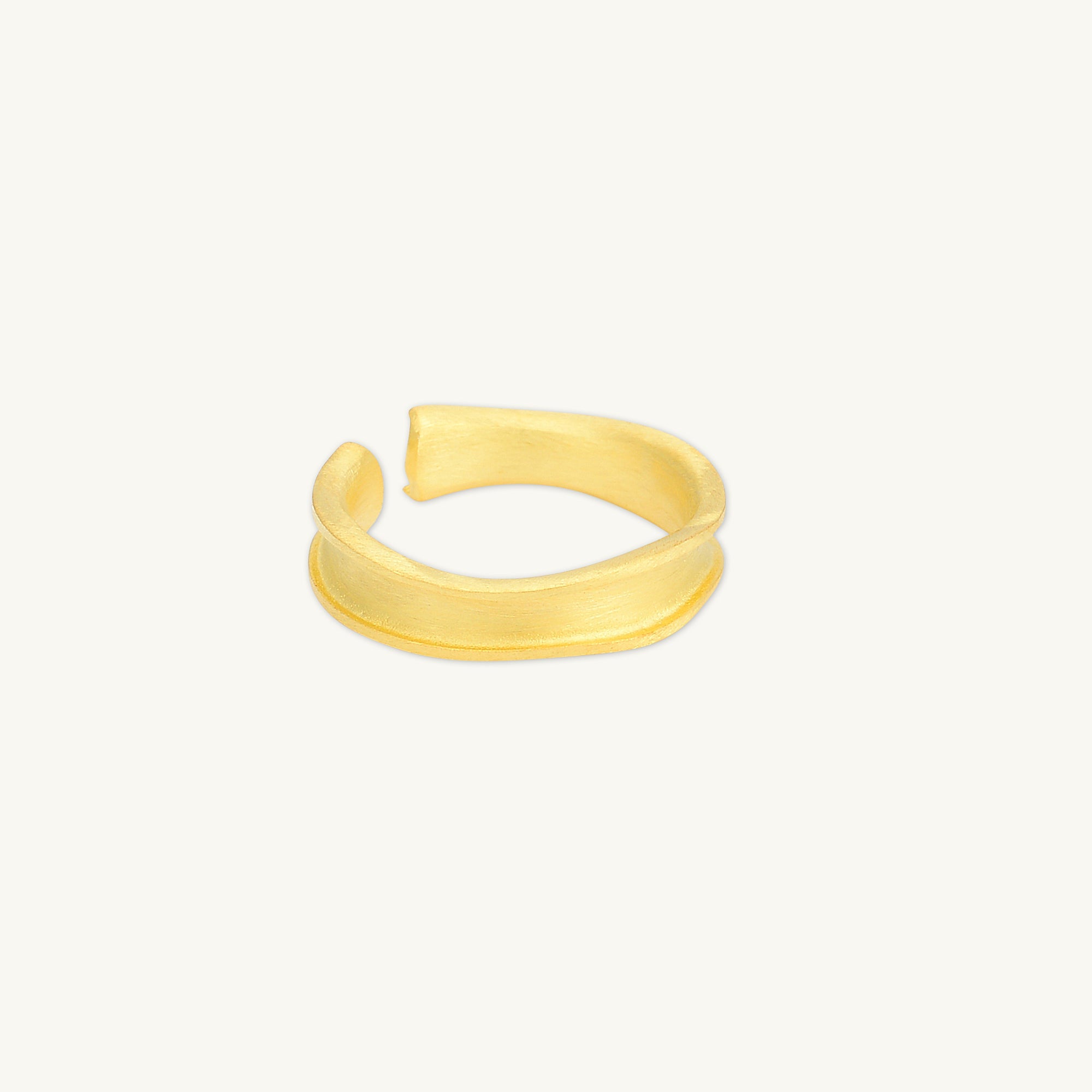 Swirl Statement Open Adjustable Ring - Camile & Stone