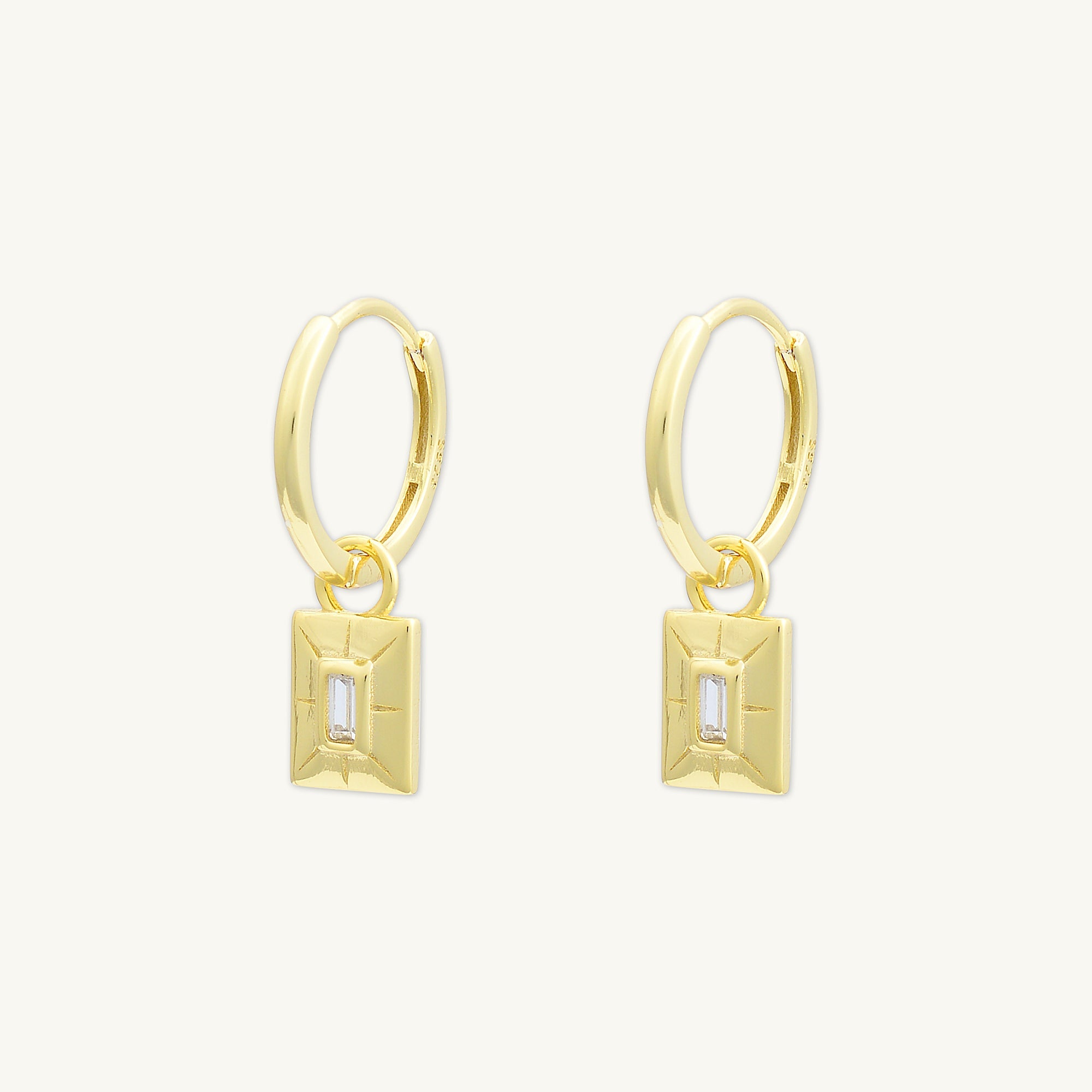 Talisman Zirconia Hoops Earrings - Camile & Stone
