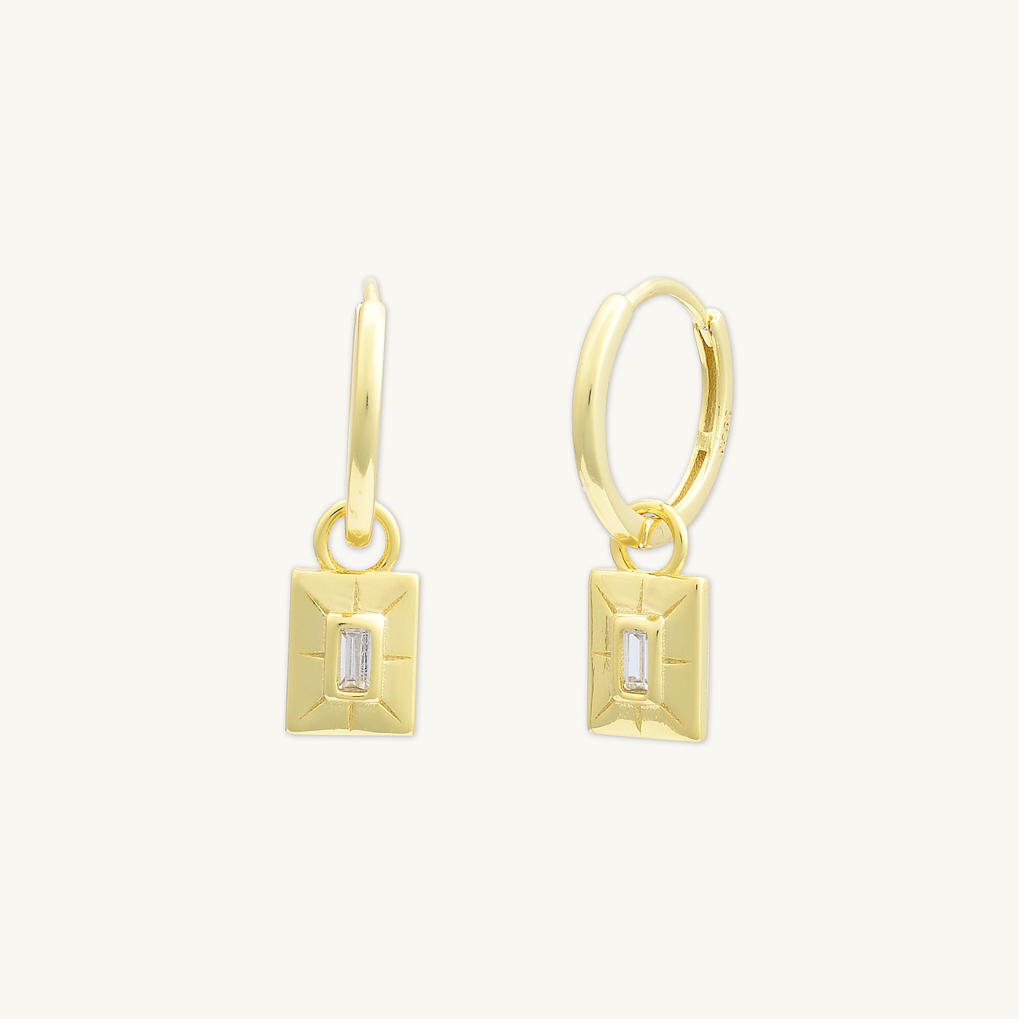 Talisman Zirconia Hoops Earrings - Camile & Stone