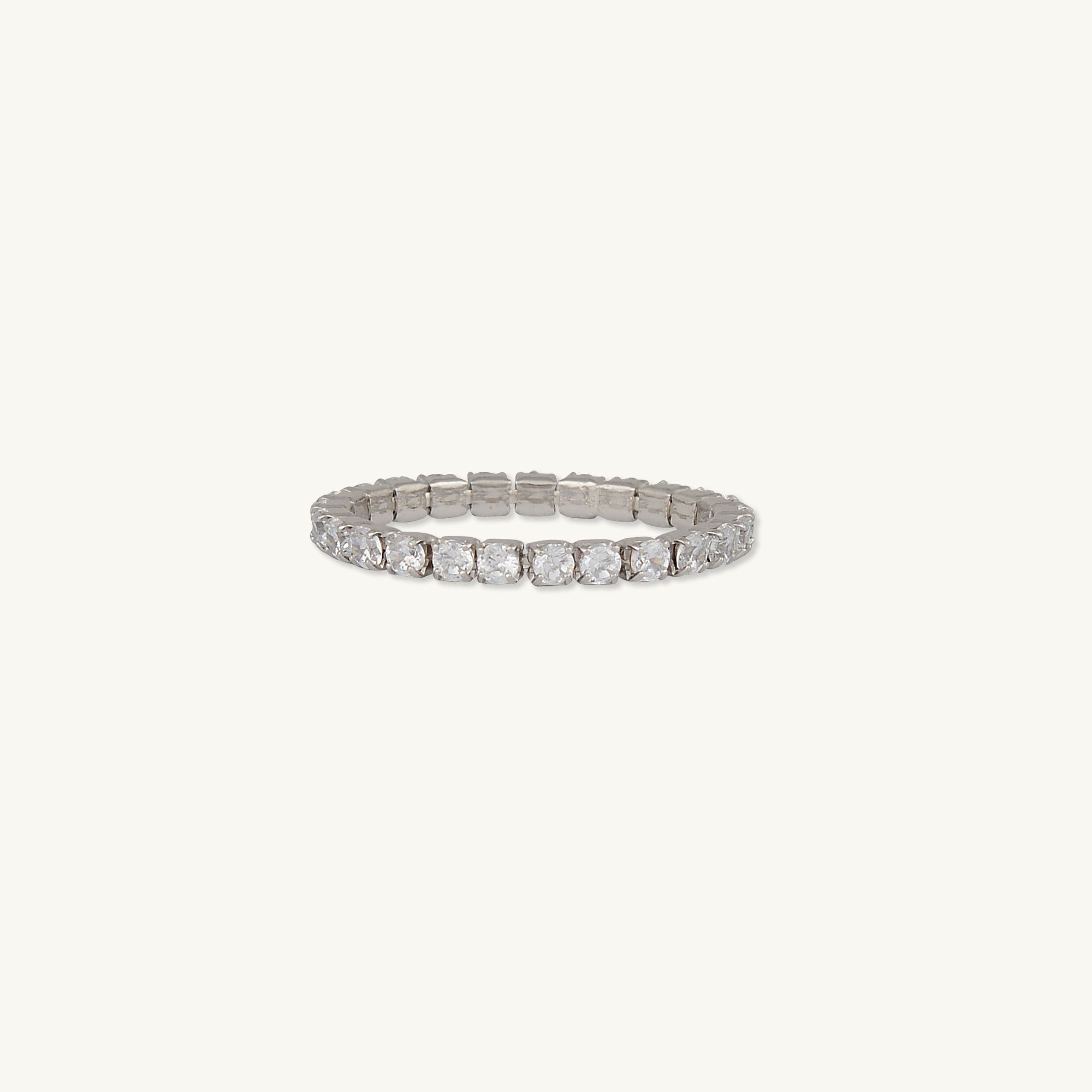 Tennis Eternity Sapphire Ring - Camile & Stone