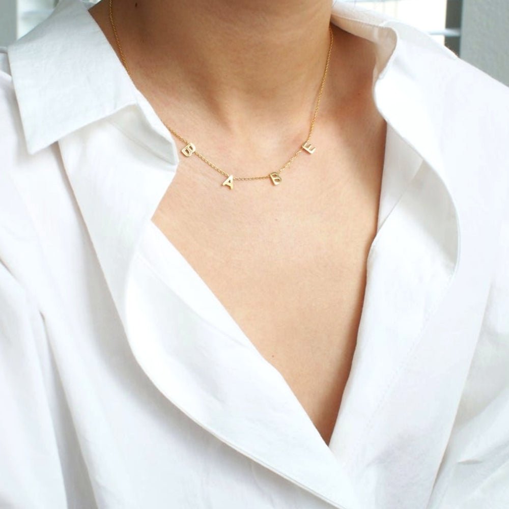 The Original Initial Letter Necklace - Camile & Stone