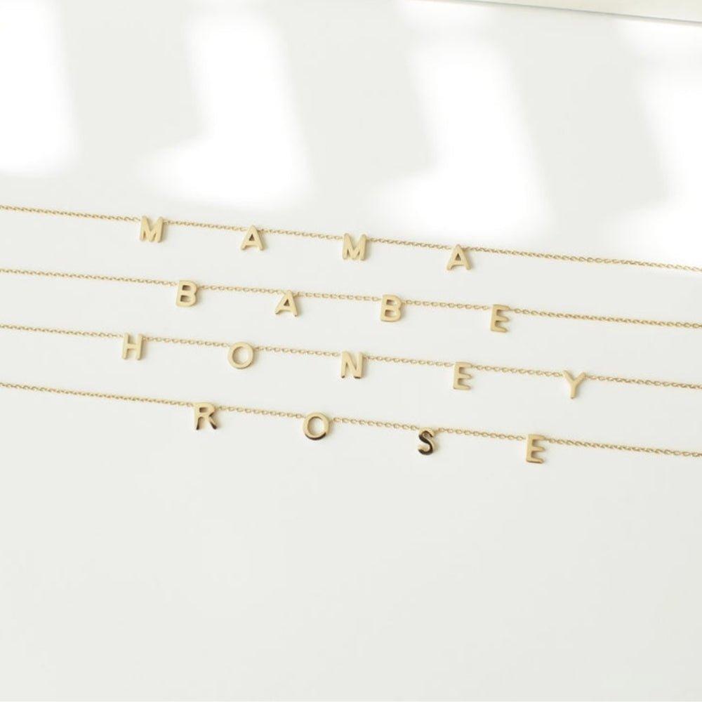The Original Initial Letter Necklace - Camile & Stone