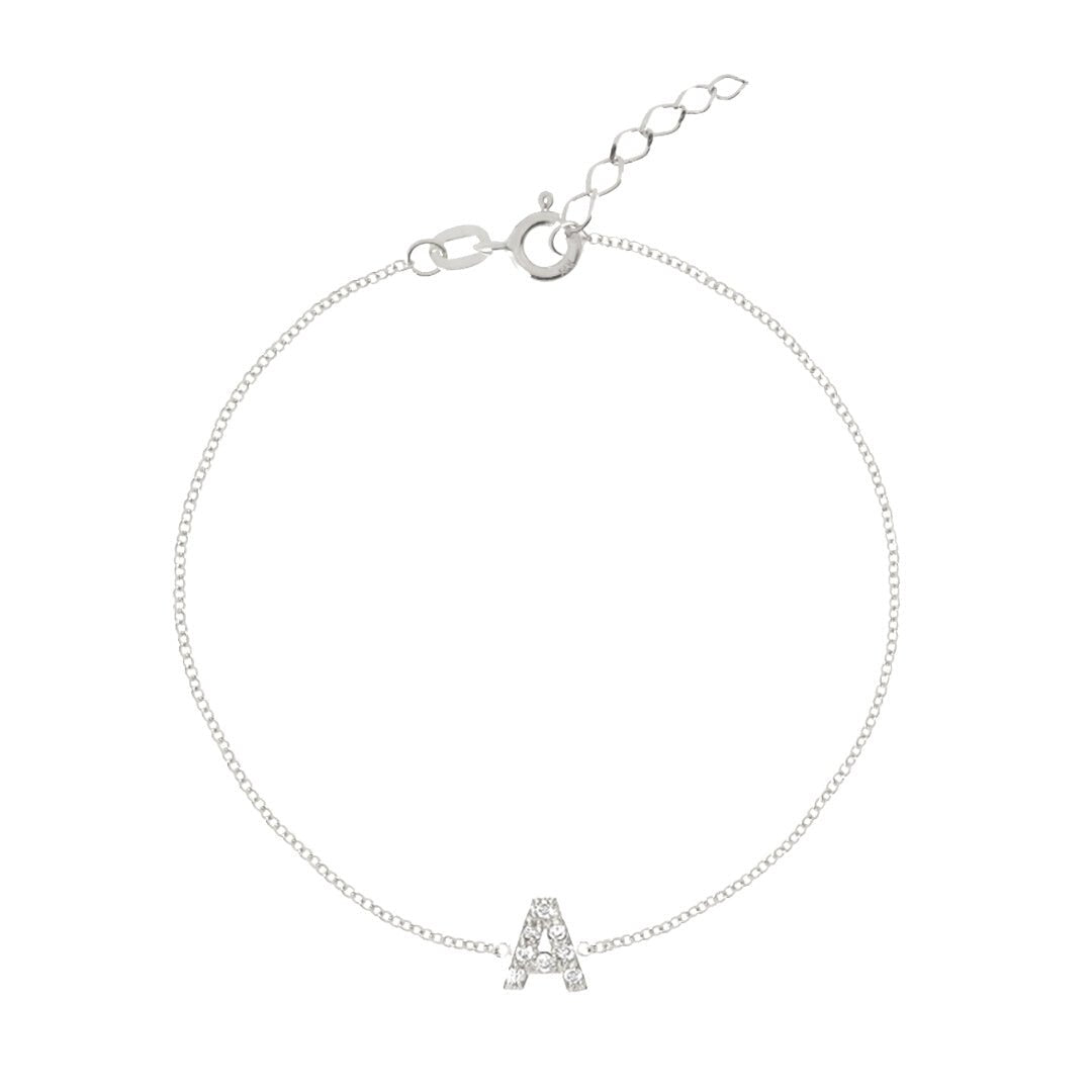 The Original Initial Sapphire Letter Bracelet - Camile & Stone
