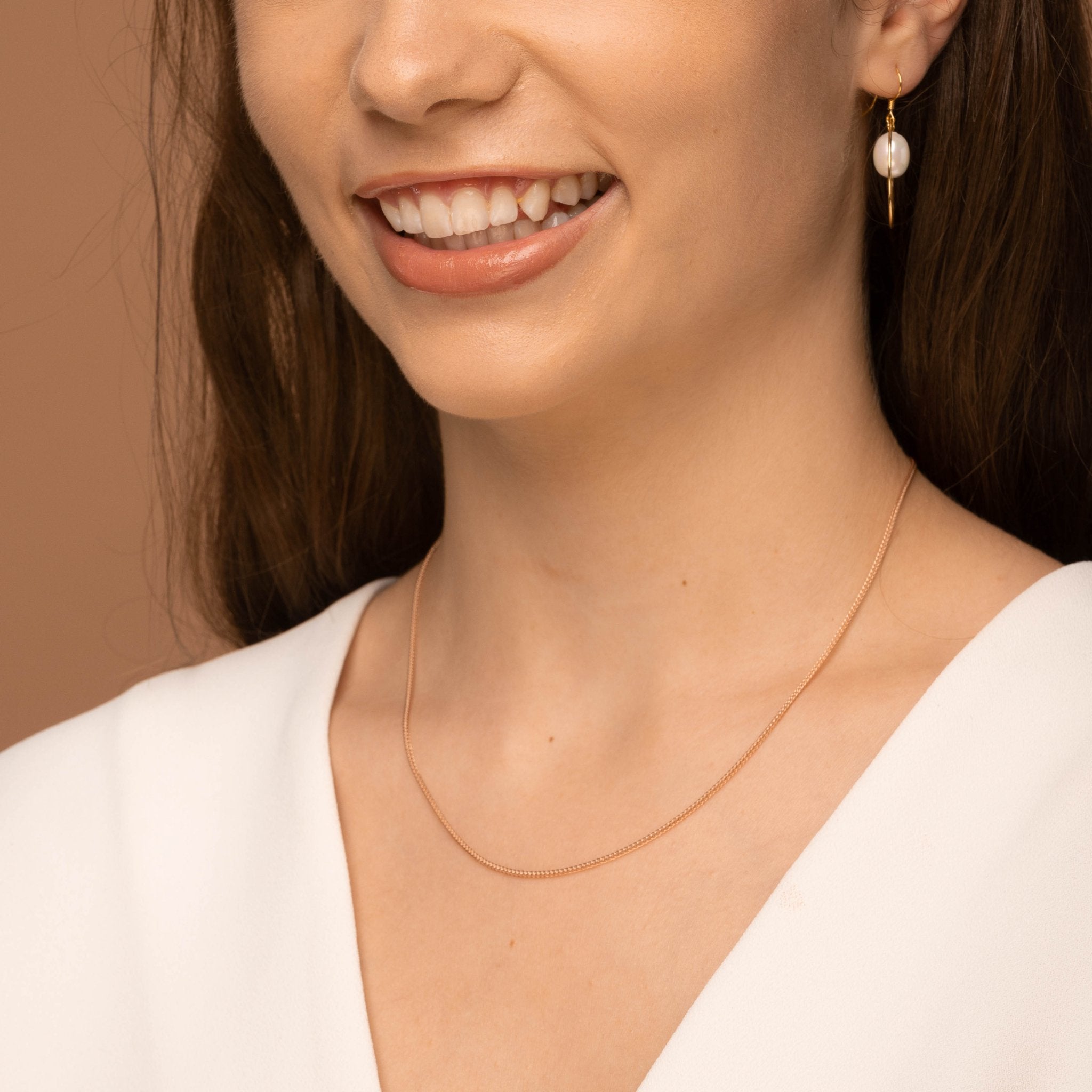 Thin Cable Chain Rope Necklace - Camile & Stone