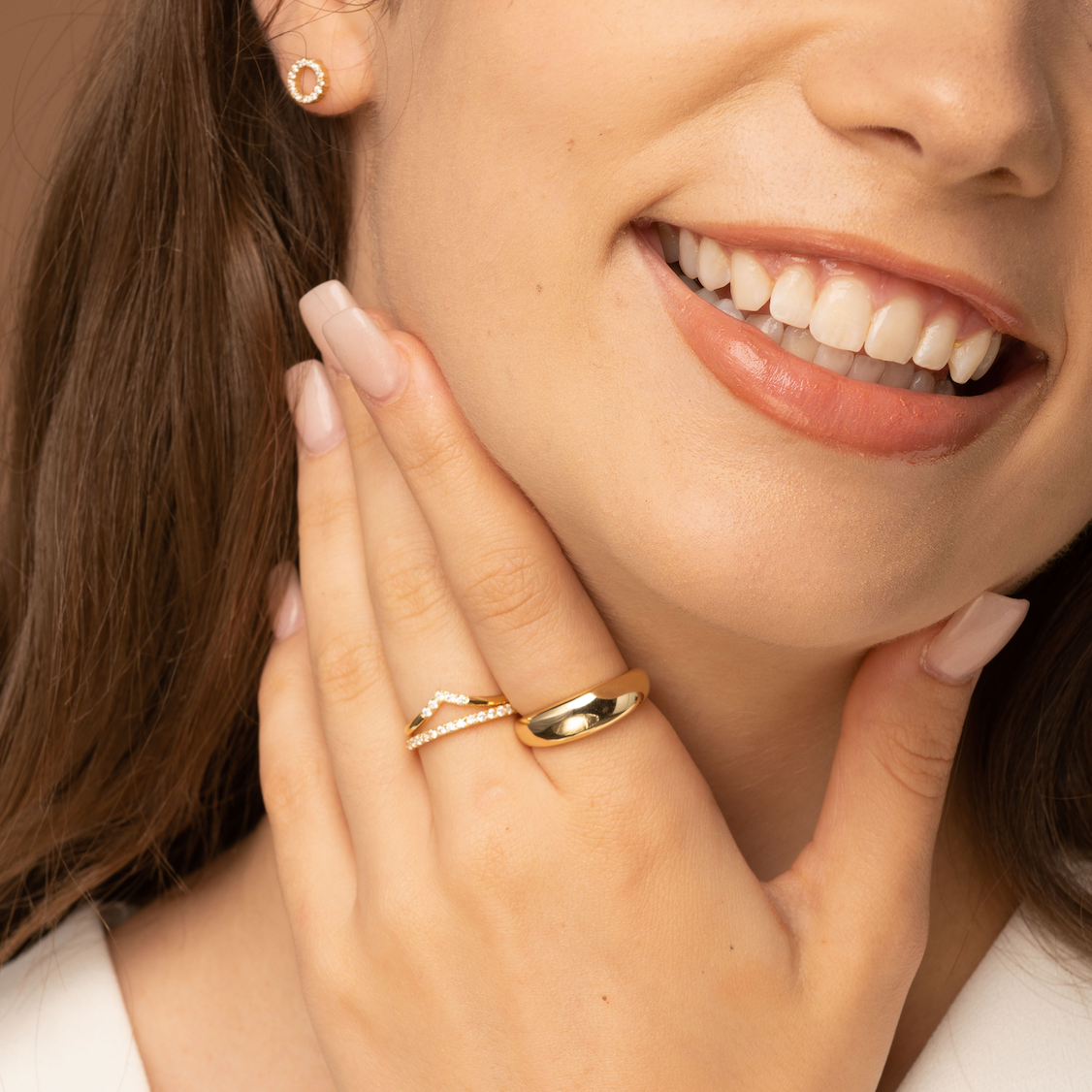Sapphire V Band Ring