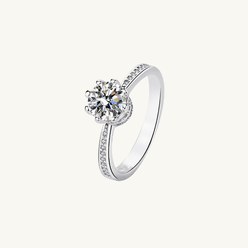 0.8ct The Sarah Moissanite Diamond Engagement Ring - Camile & Stone