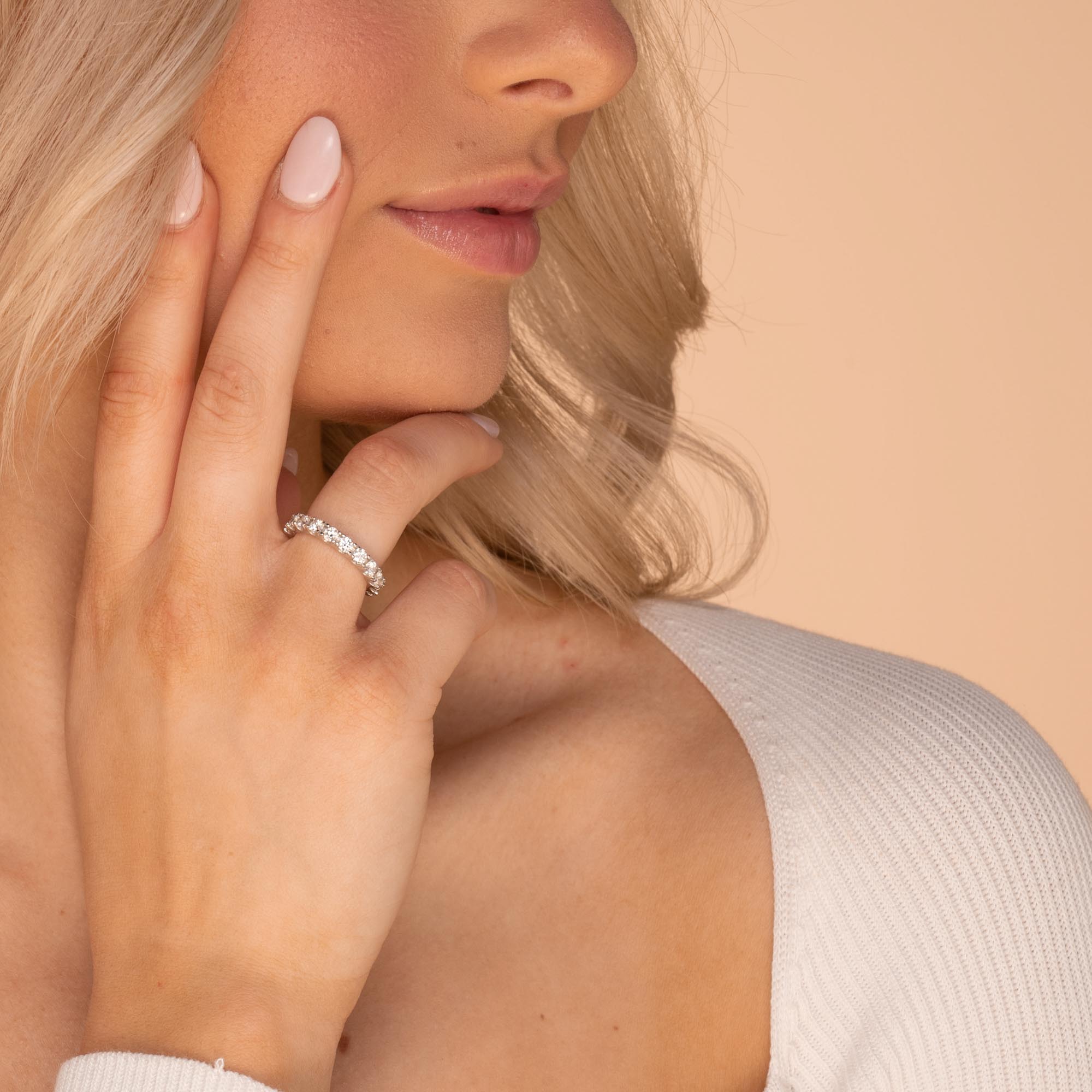 1.0ct 3mm The Scarlett Moissanite Diamond Engagement Ring - Camile & Stone