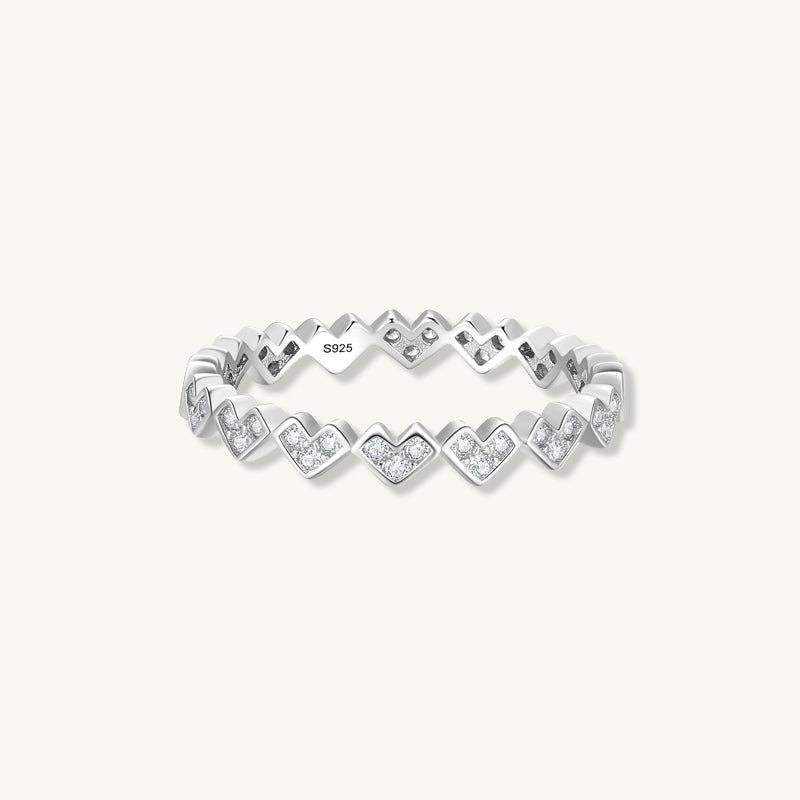 The Vivian Heart Sapphire Engagement Ring