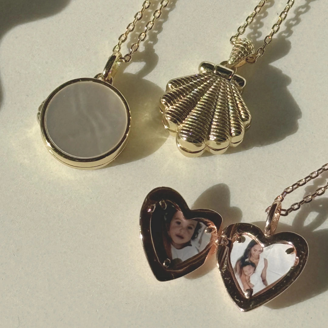 Little Treasures Mermaid Photo Locket Necklace