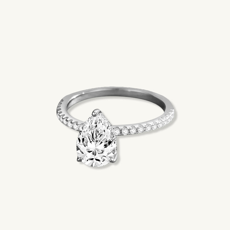 The Anna Pear Sapphire Engagement Ring