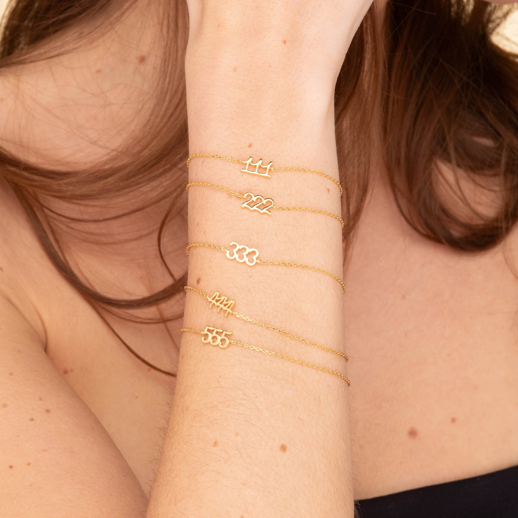 444 Angel Number Bracelet - Camile & Stone
