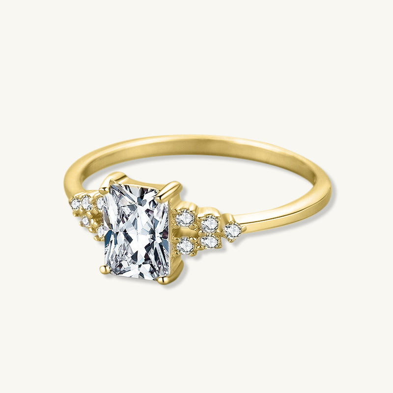 The Iris Princess Sapphire Engagement Ring
