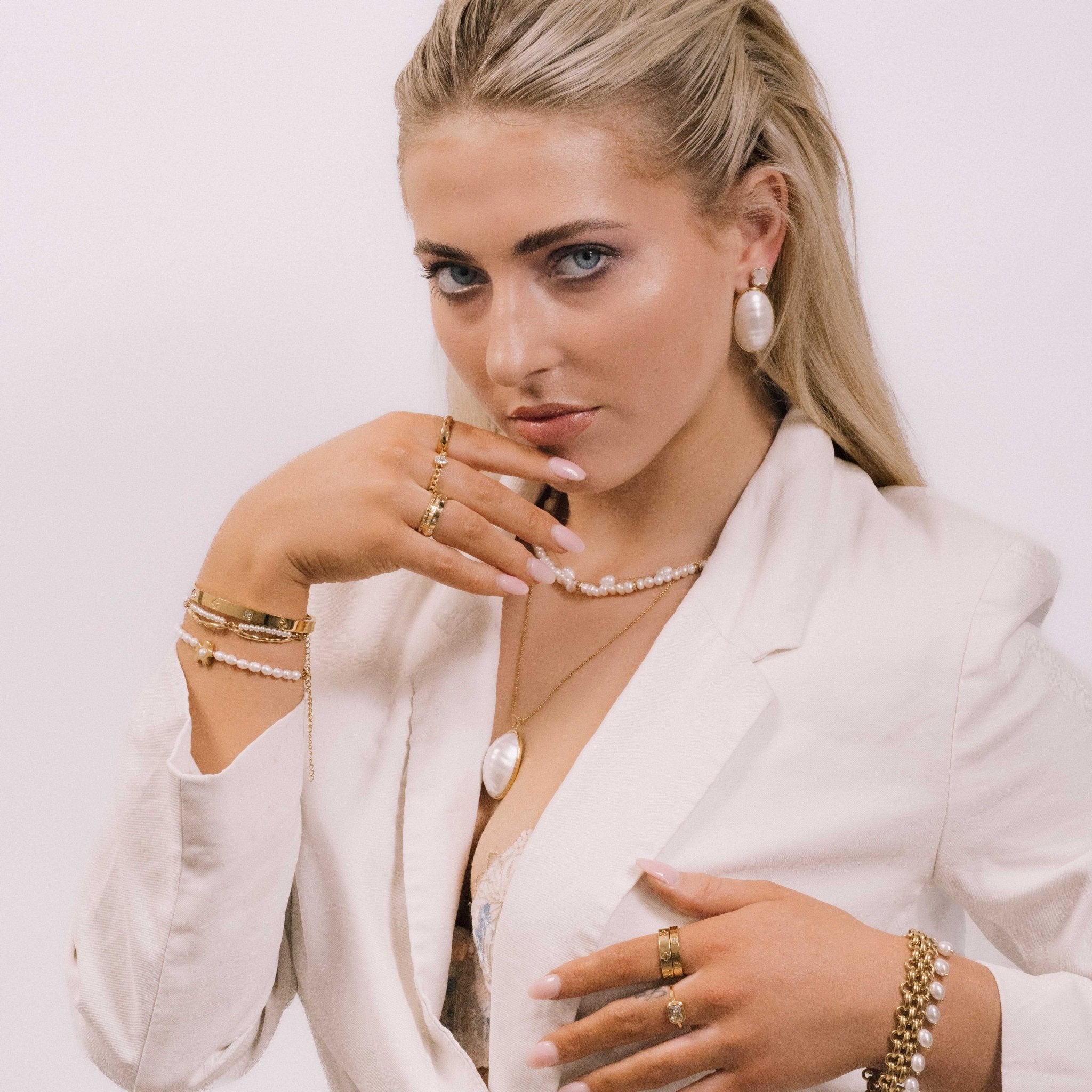 4mm Unisex Geometric Ring Band - Camile & Stone