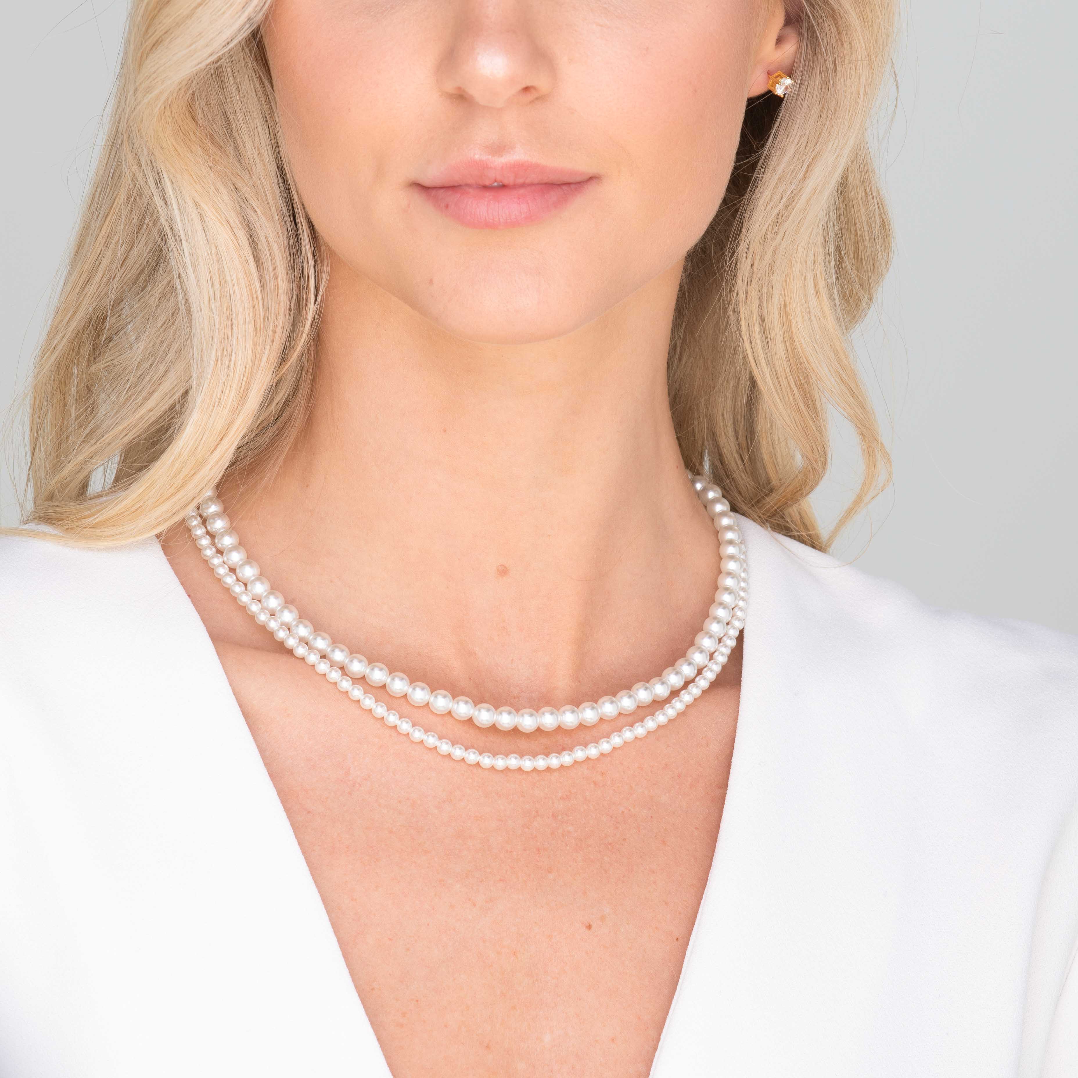 Classic 6mm Round Pearl Necklace