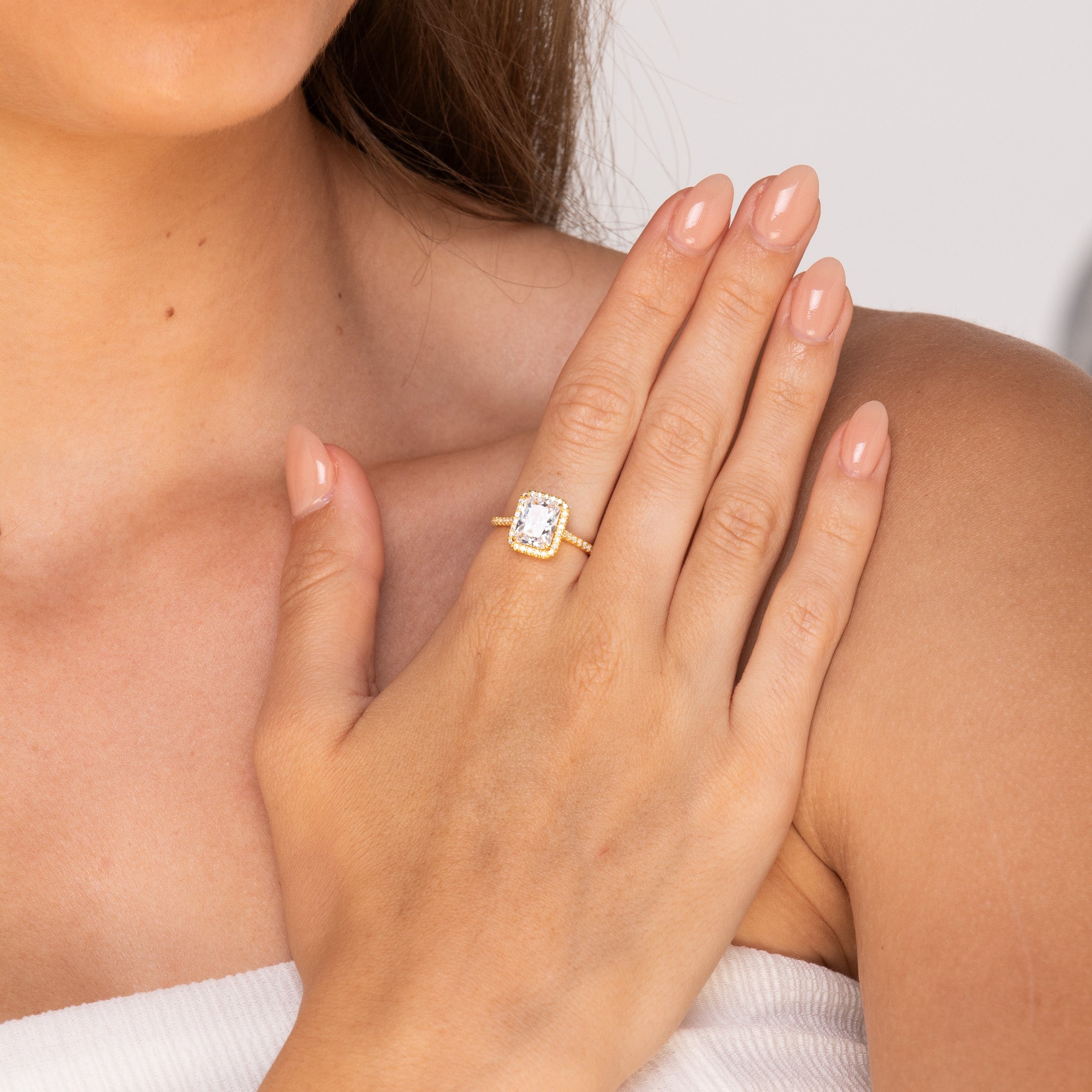 The Ballerina Radiant Sapphire Engagement Ring