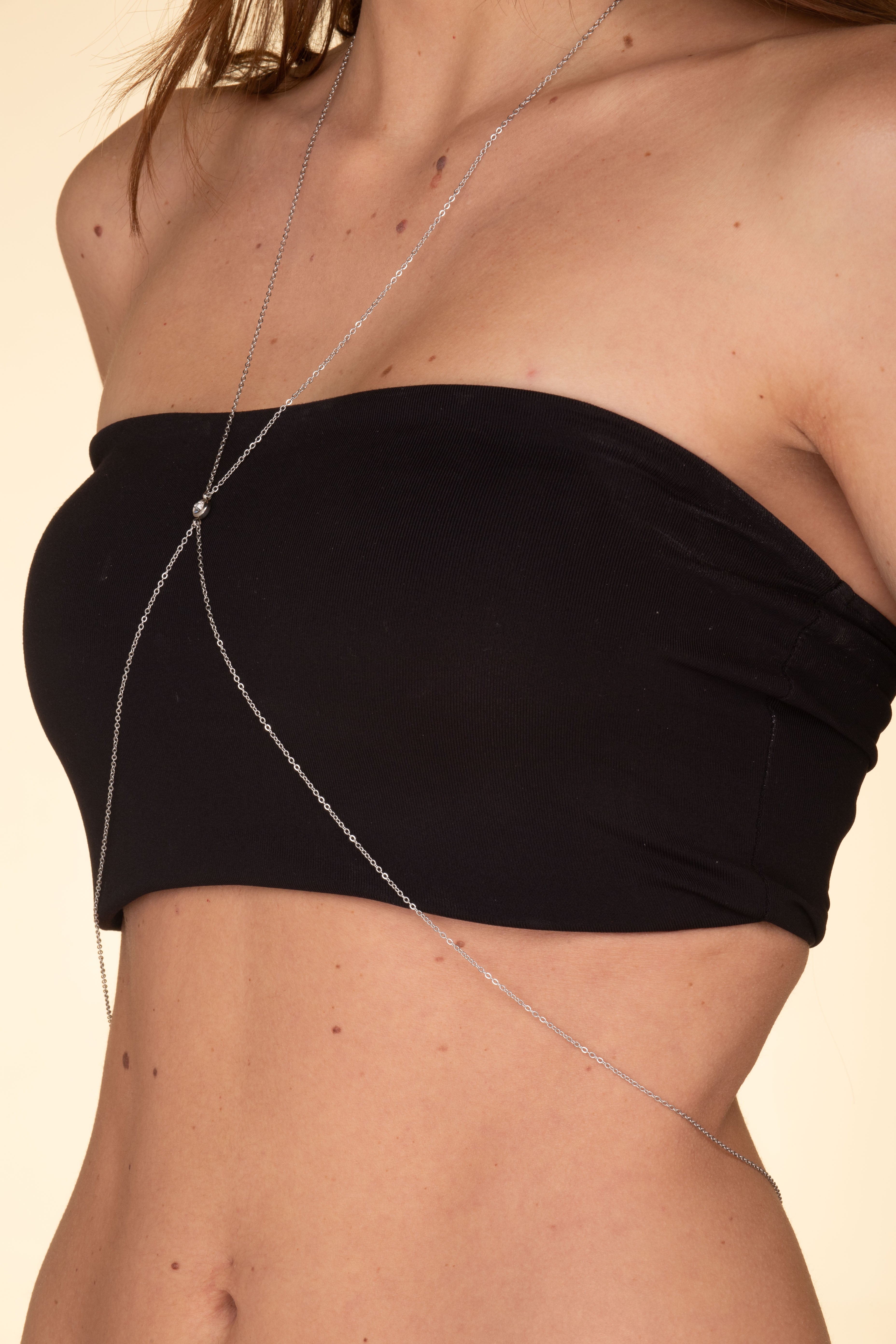 Sapphire Bezel Body Waist Chain