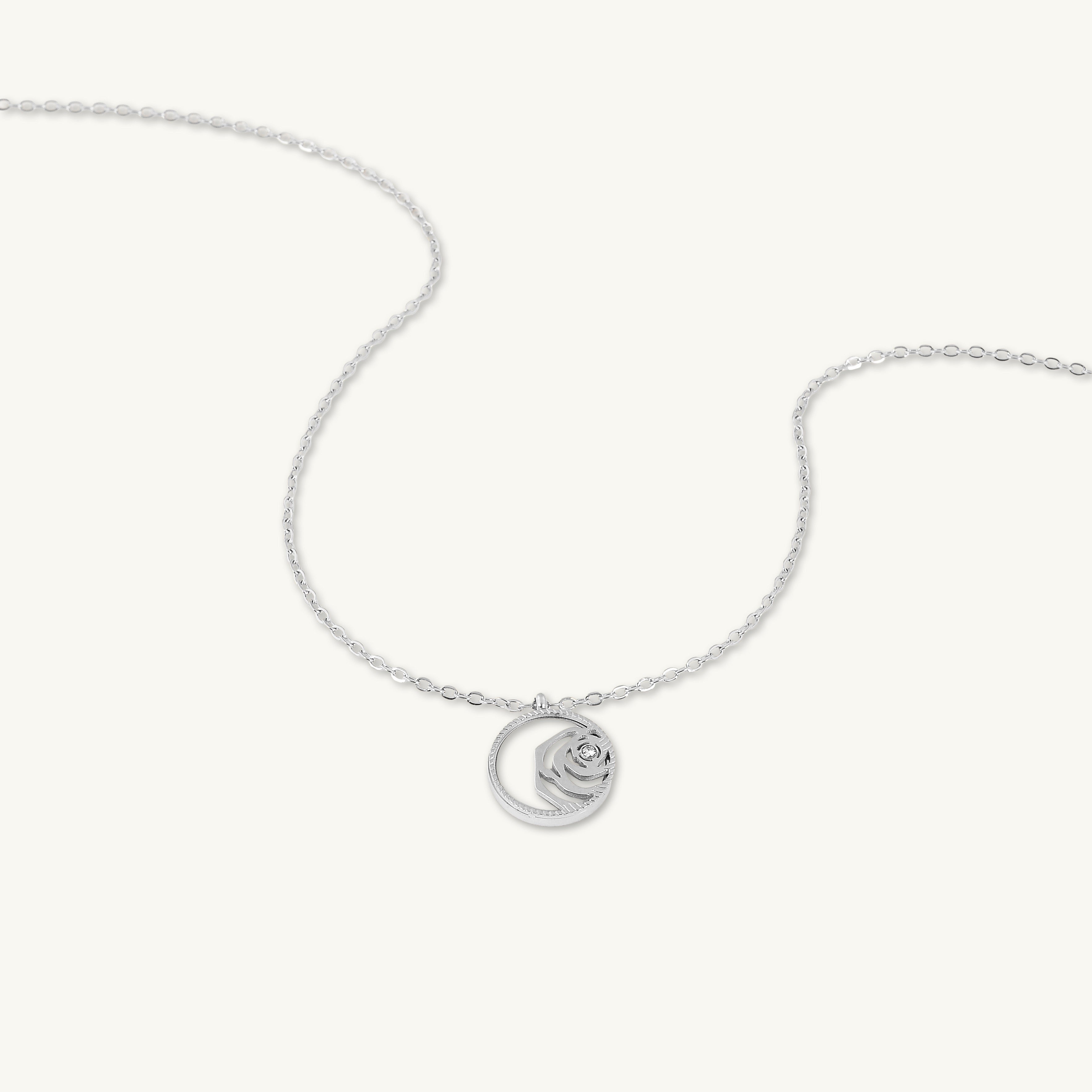 Rose Mother Of Pearl Necklace