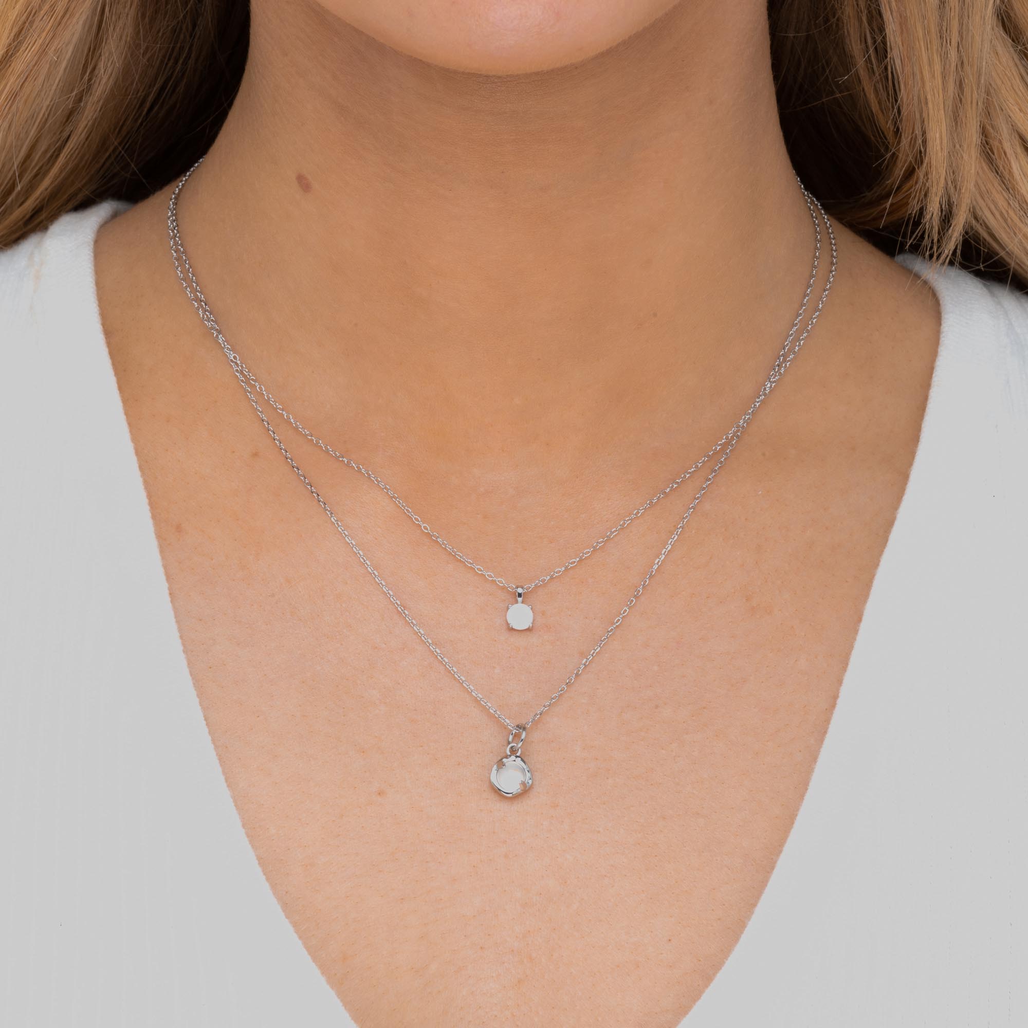 Moonstone Pendant Necklace