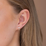 Sapphire Drop Studs