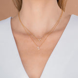 Capricorn Sapphire Charm Zodiac Star Sign Necklace