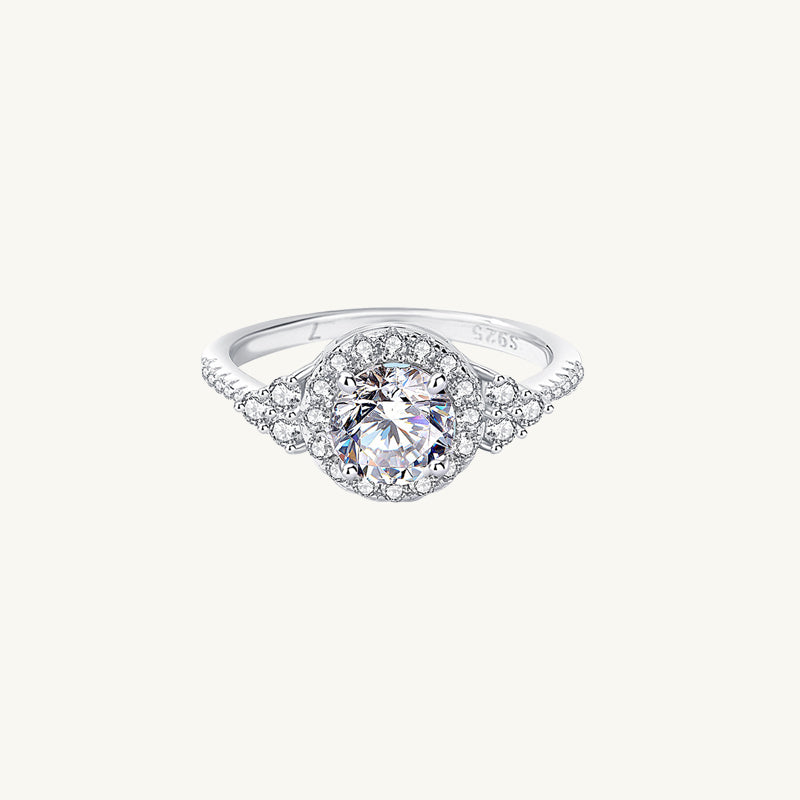 1.0 ct The Audrey Moissanite Diamond Ring