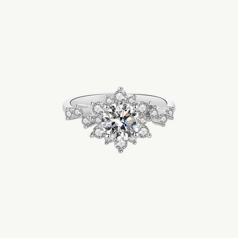 1ct The Lindsey Moissanite Diamond Engagement Ring