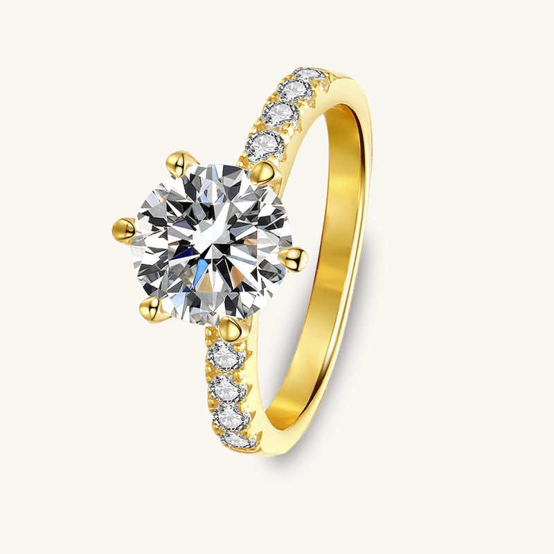 2 ct The Alexa Moissanite Diamond Engagement Ring