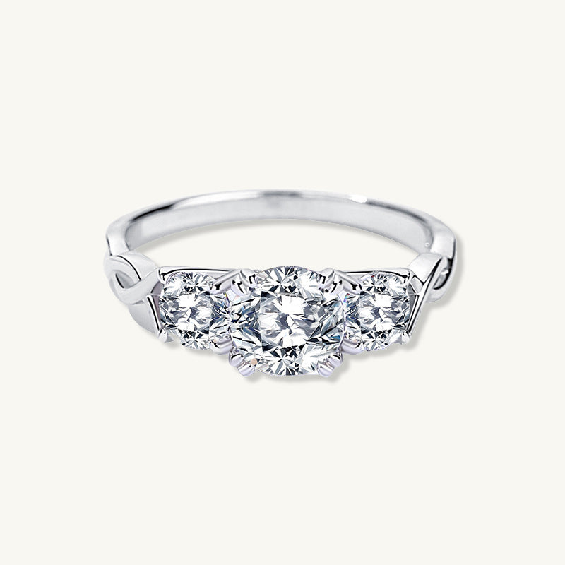 1.0 ct The Aubrey Moissanite Diamond Ring