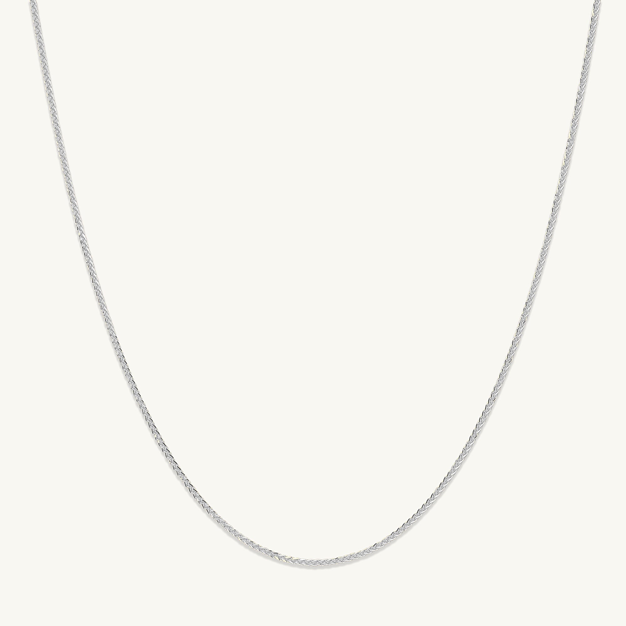 Thin Cable Chain Rope Necklace