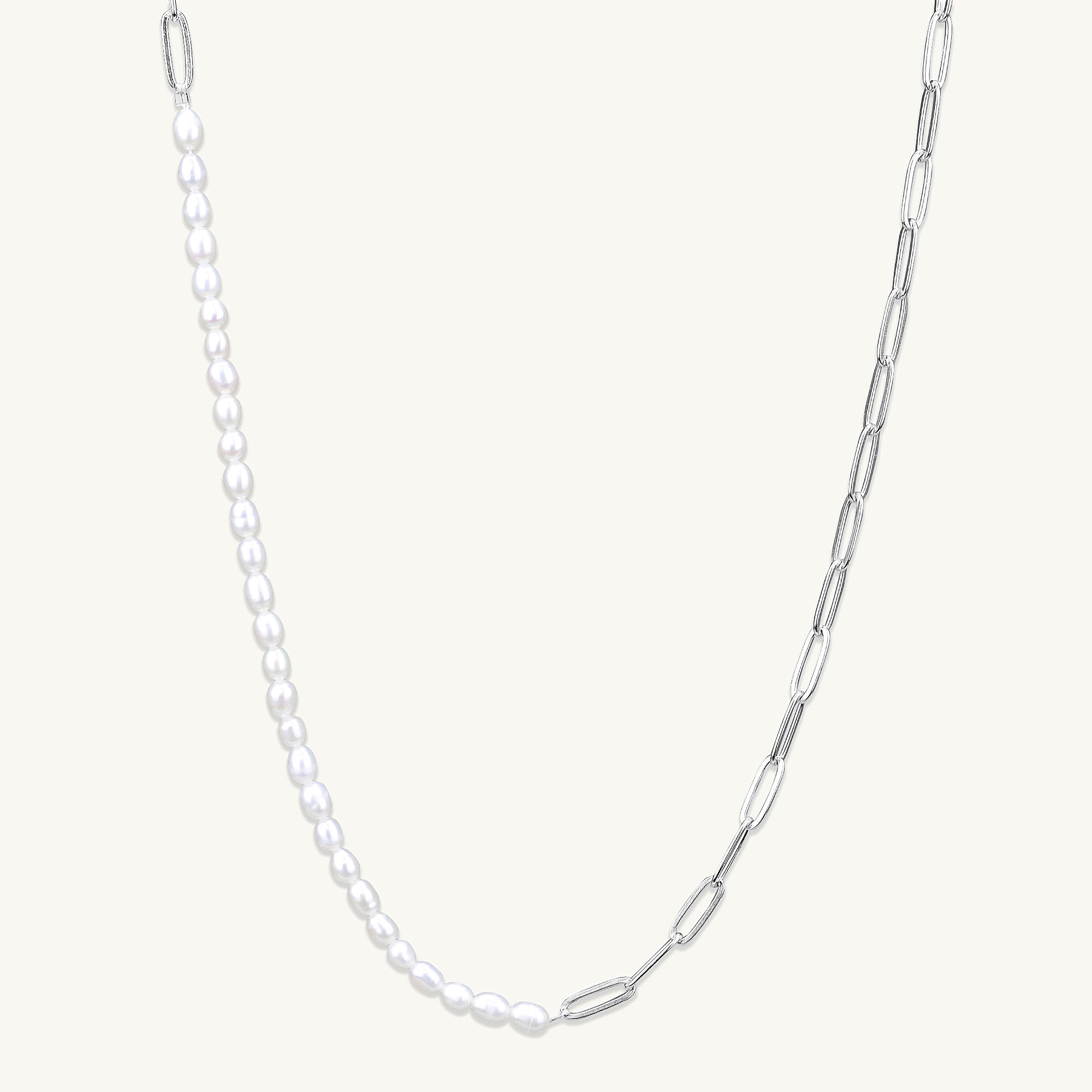 Kelly Paperlink Pearl Necklace