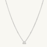 Libra Sapphire Charm Zodiac Star Sign Necklace