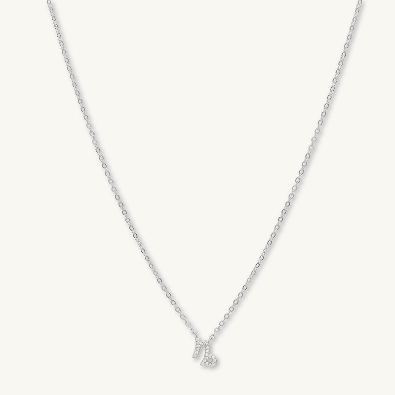 Capricorn Sapphire Charm Zodiac Star Sign Necklace