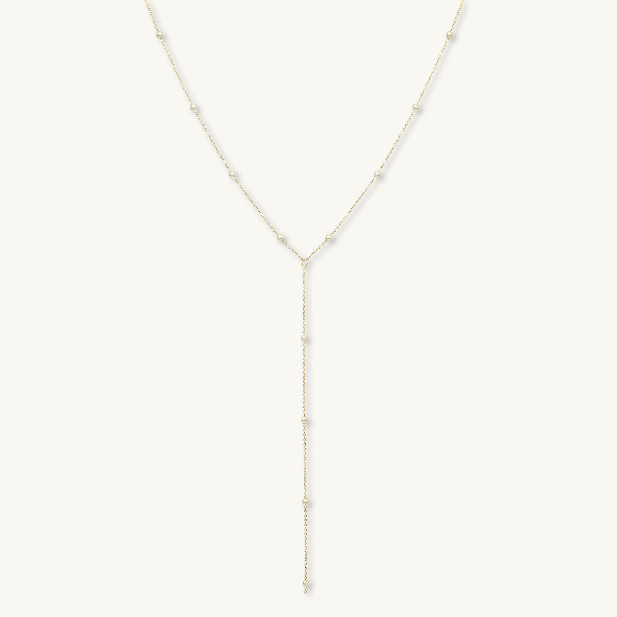 Satellite Drop Chain Y Necklace