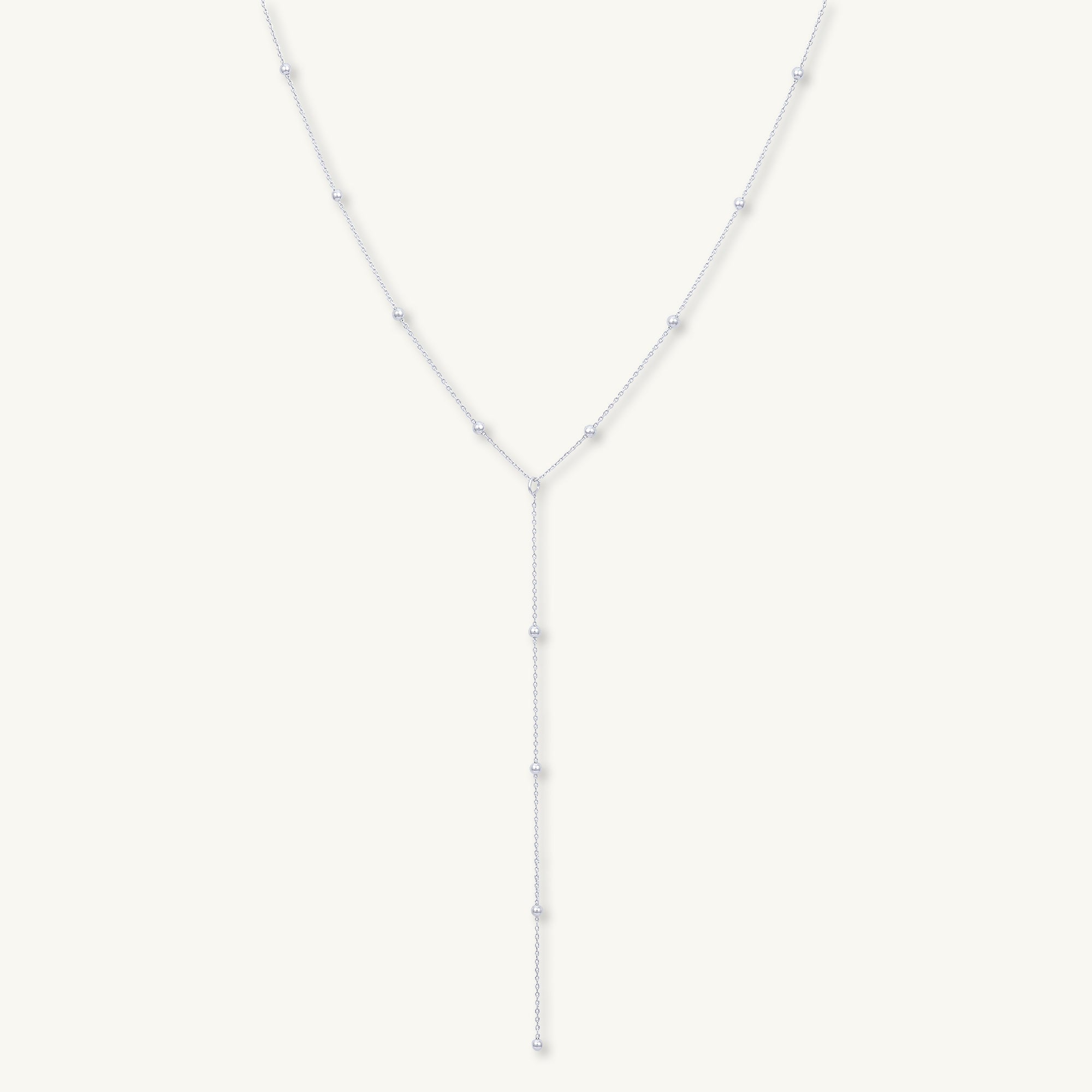 Satellite Drop Chain Y Necklace