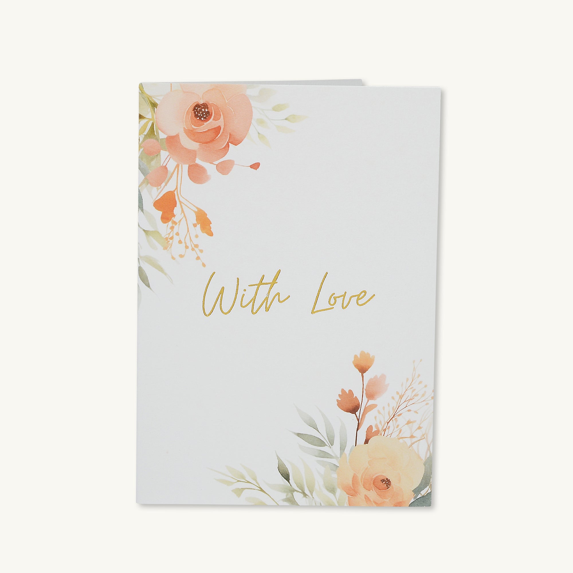 Greetings Card - With Love