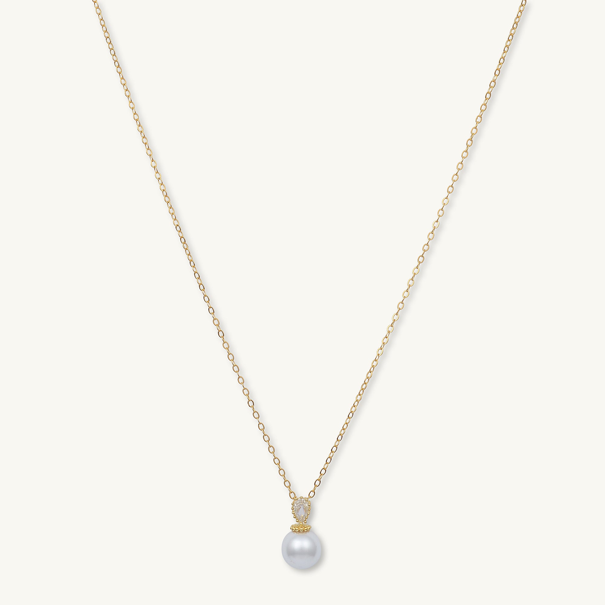 Freshwater Pearl Teardrop Necklace