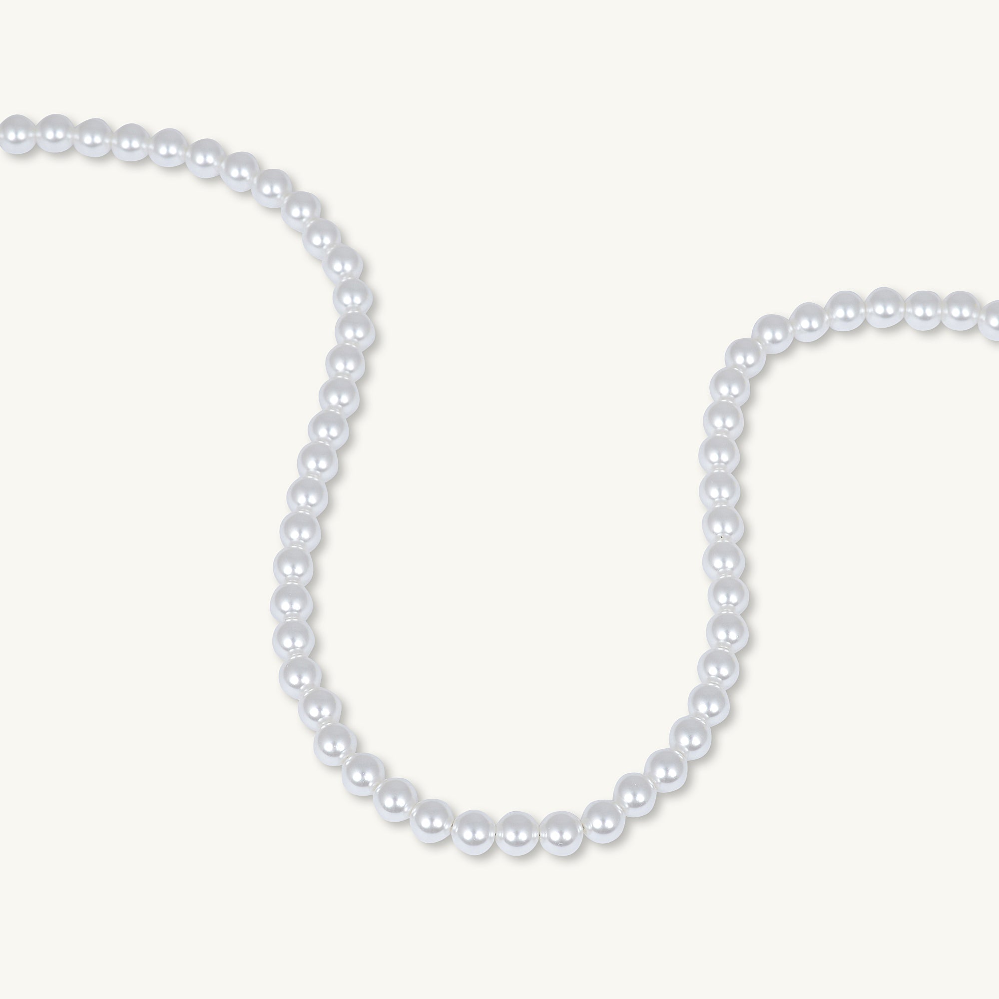 Classic 6mm Round Pearl Necklace