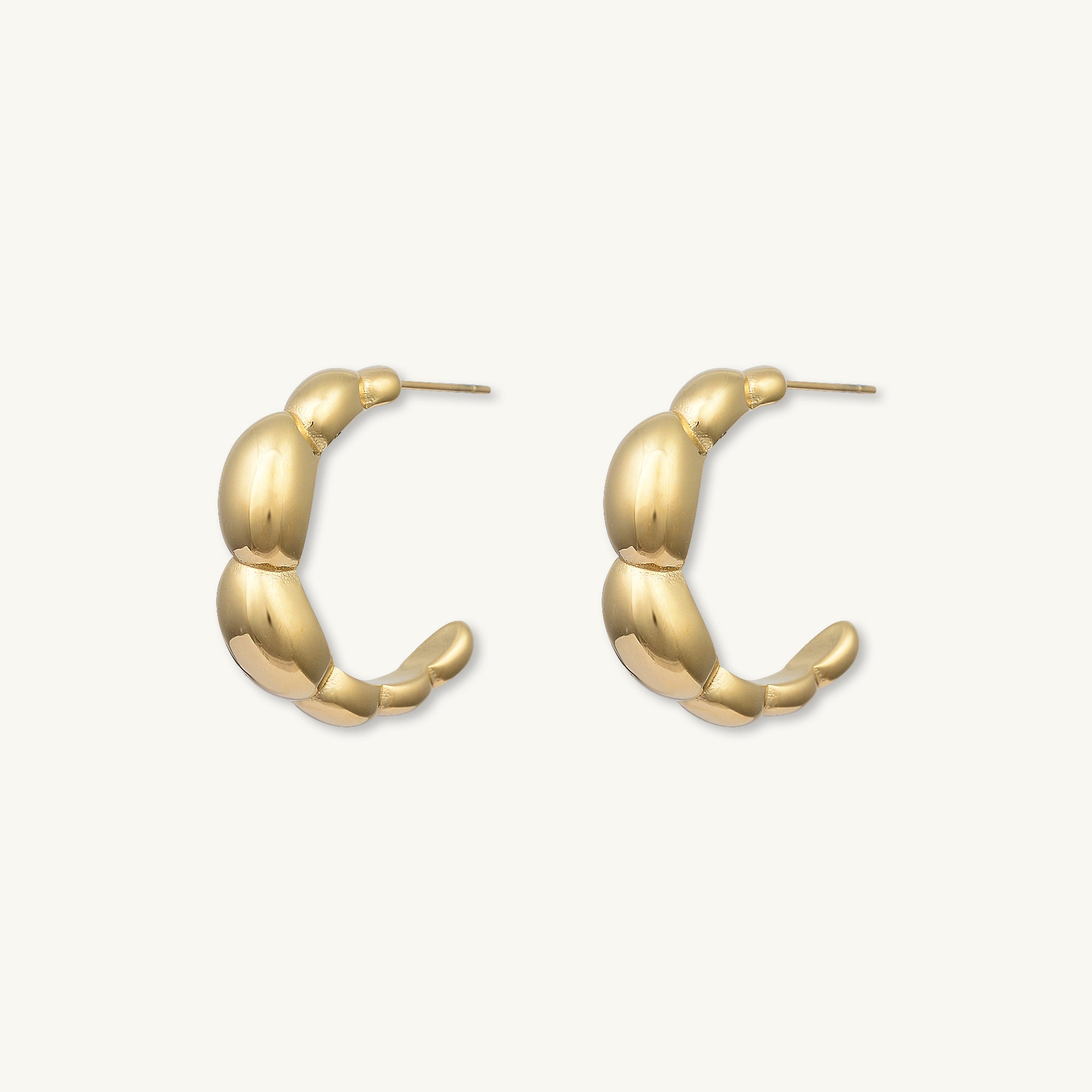Giselle Dome Hoop Earrings