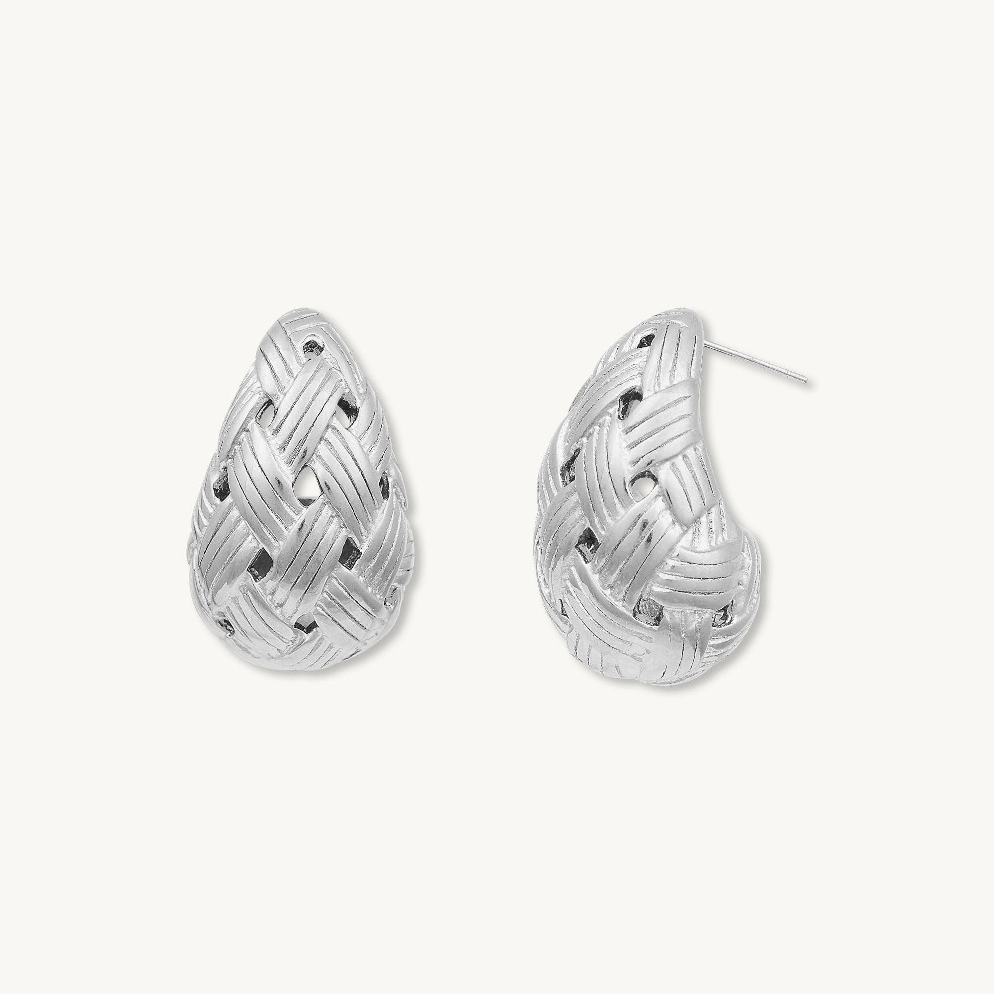 Juliette Weave Dome Earrings
