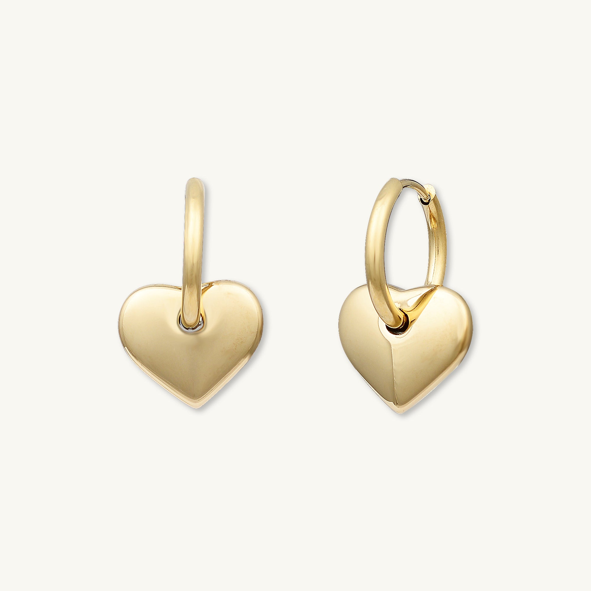 Avery Heart Hoop Earrings
