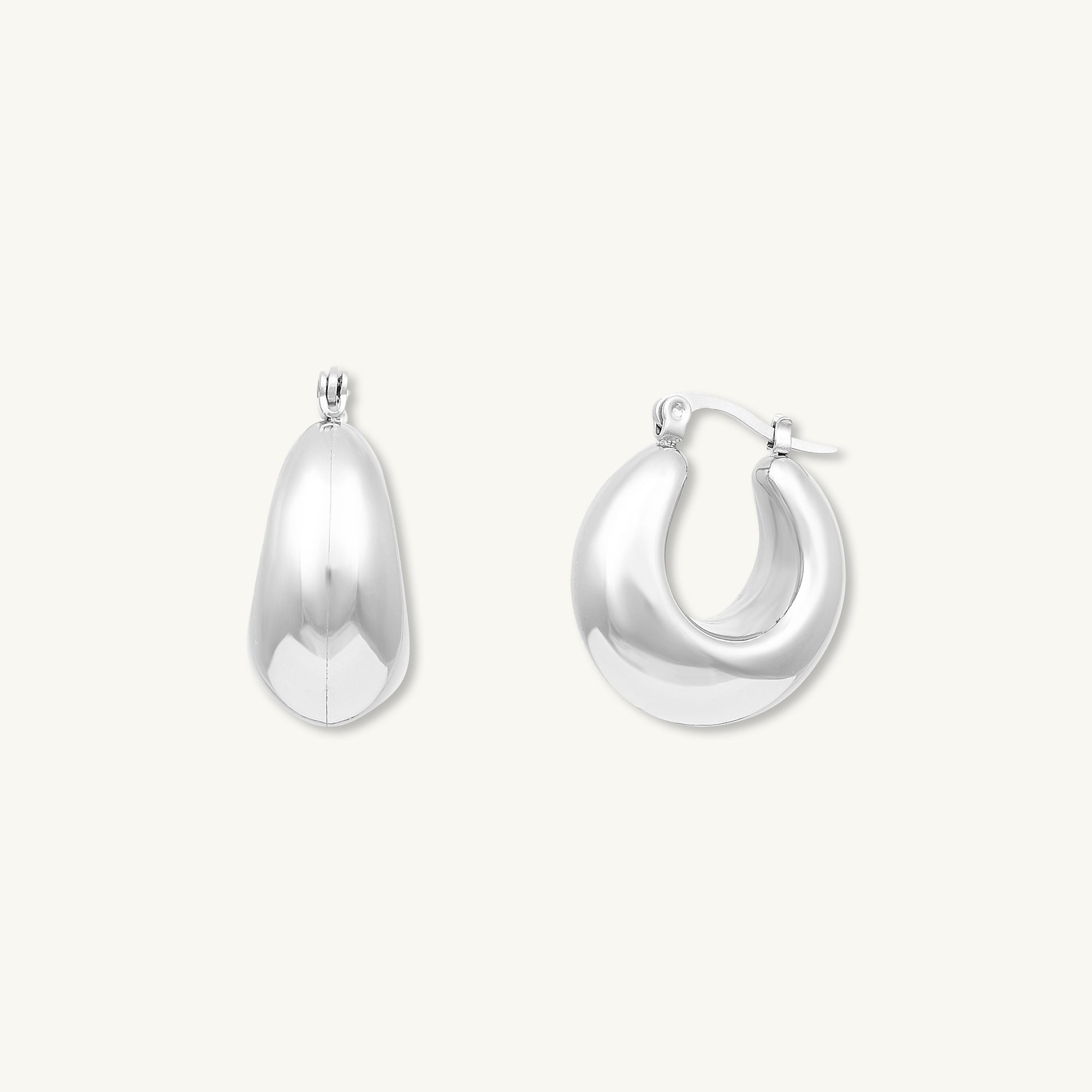 Bianca Dome Statement Earrings