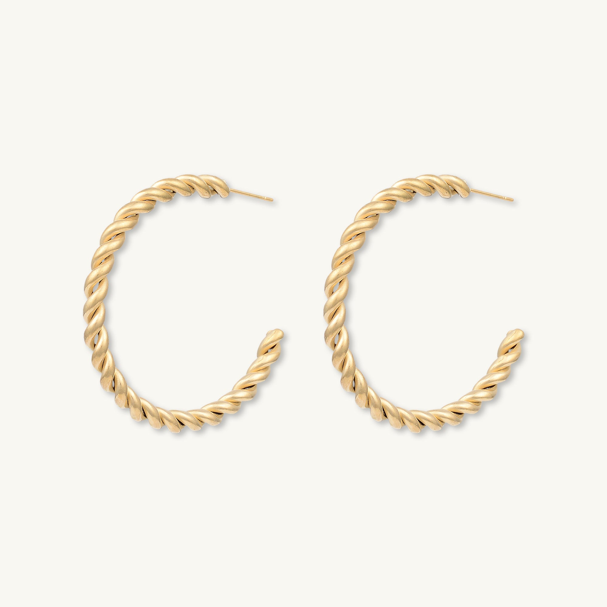 Hallie Twist Statement Hoop Earrings