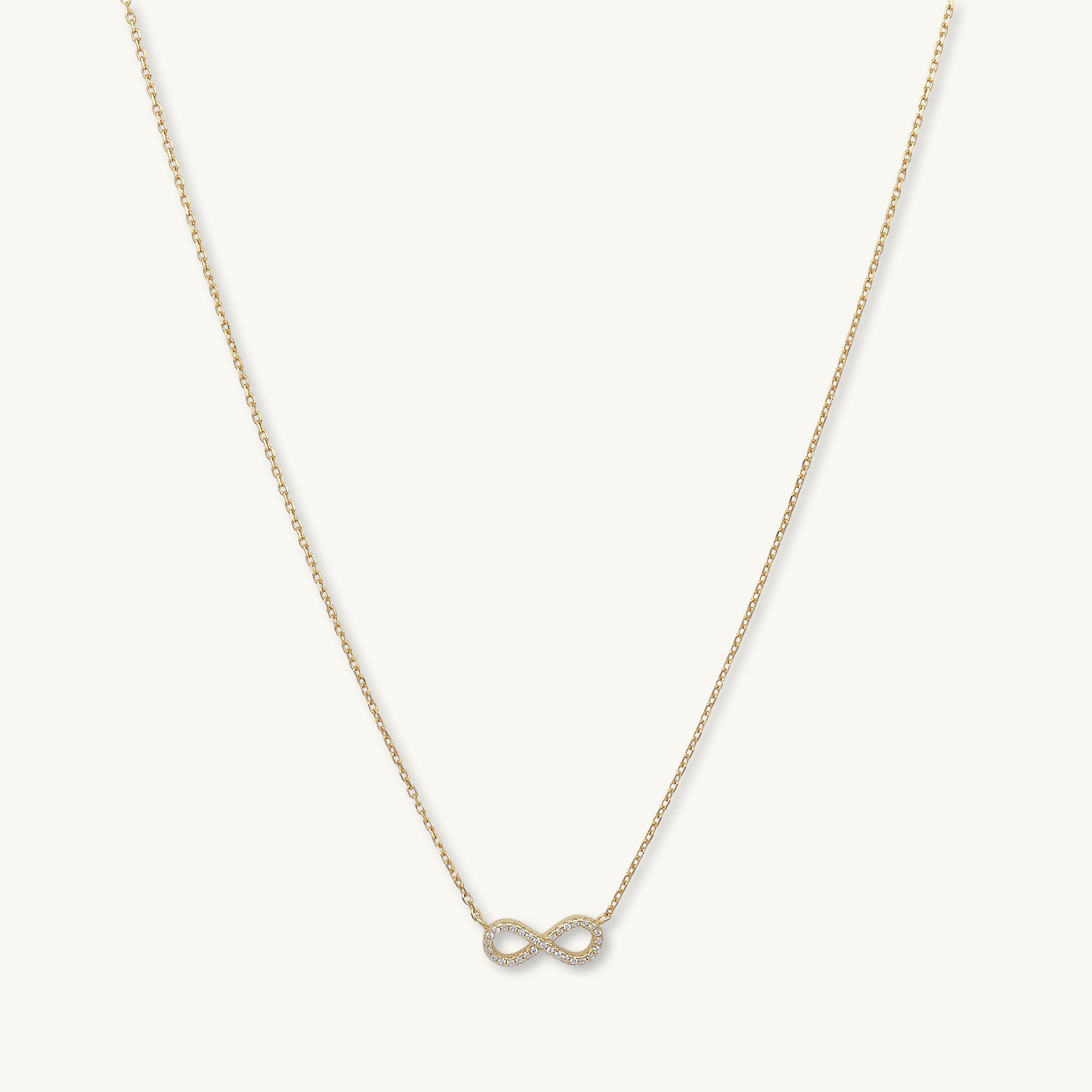 Infinity Sapphire Chain Necklace