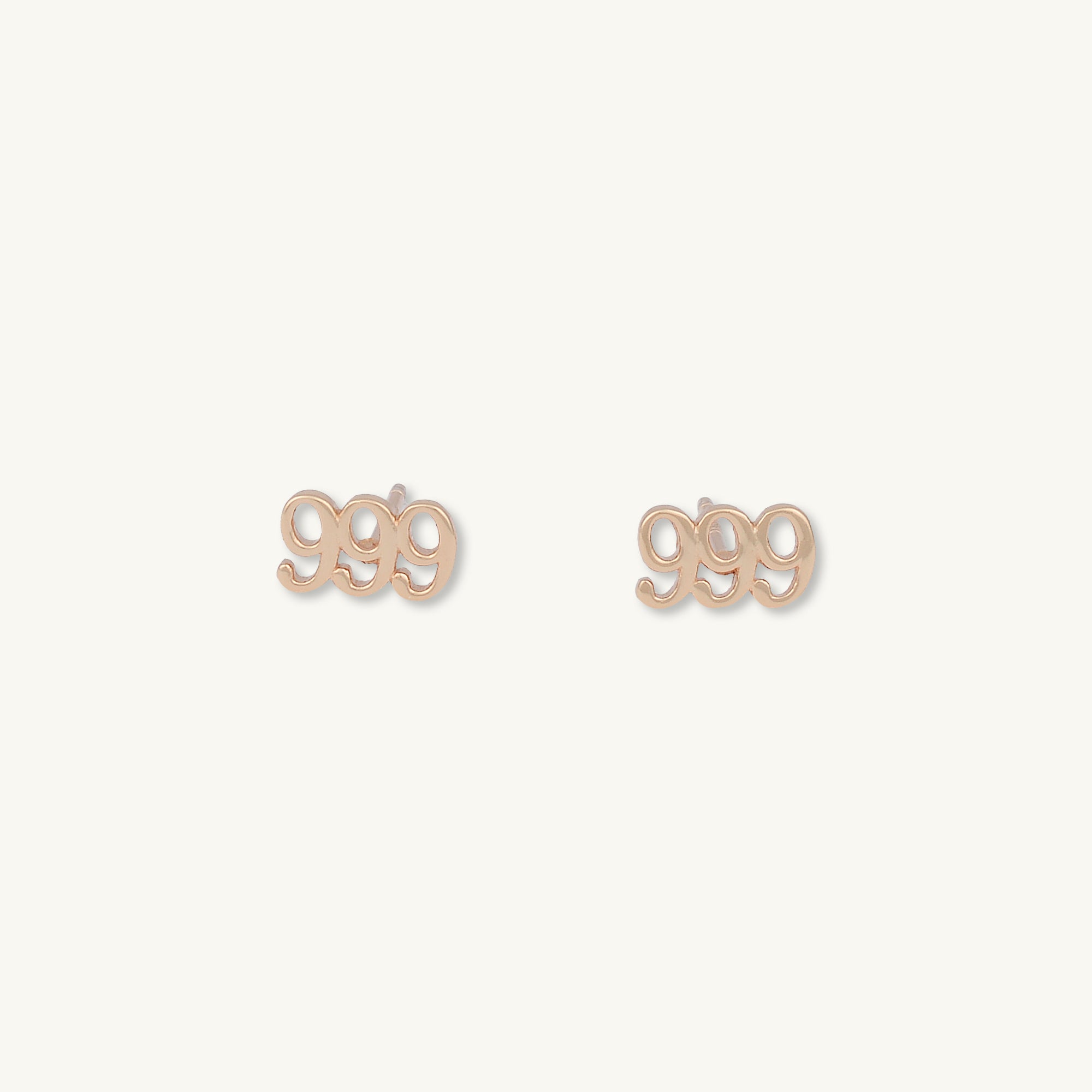 999 Angel Number Earrings