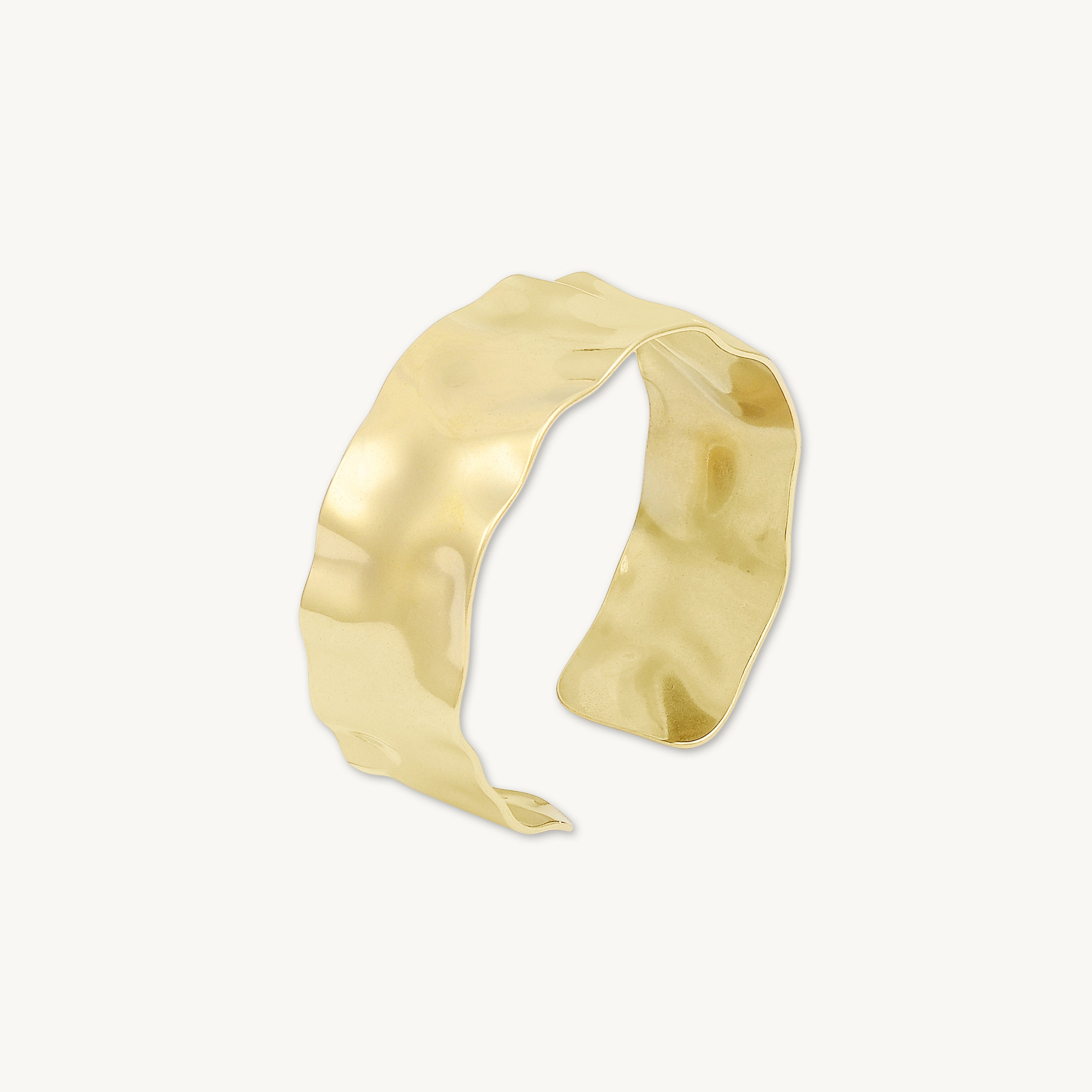 Molten Statement Open Cuff Bangle