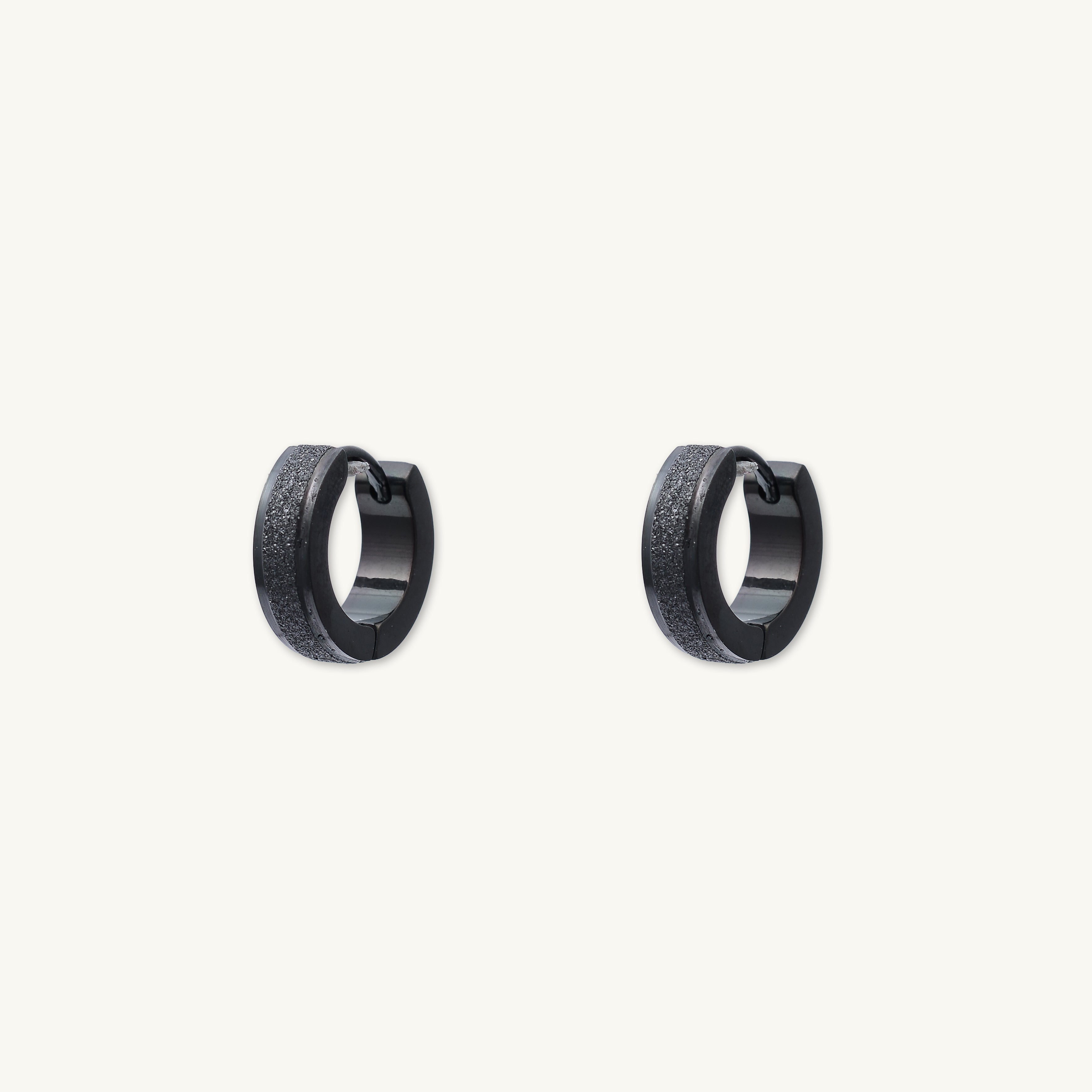 Unisex Matte Hoop Earrings