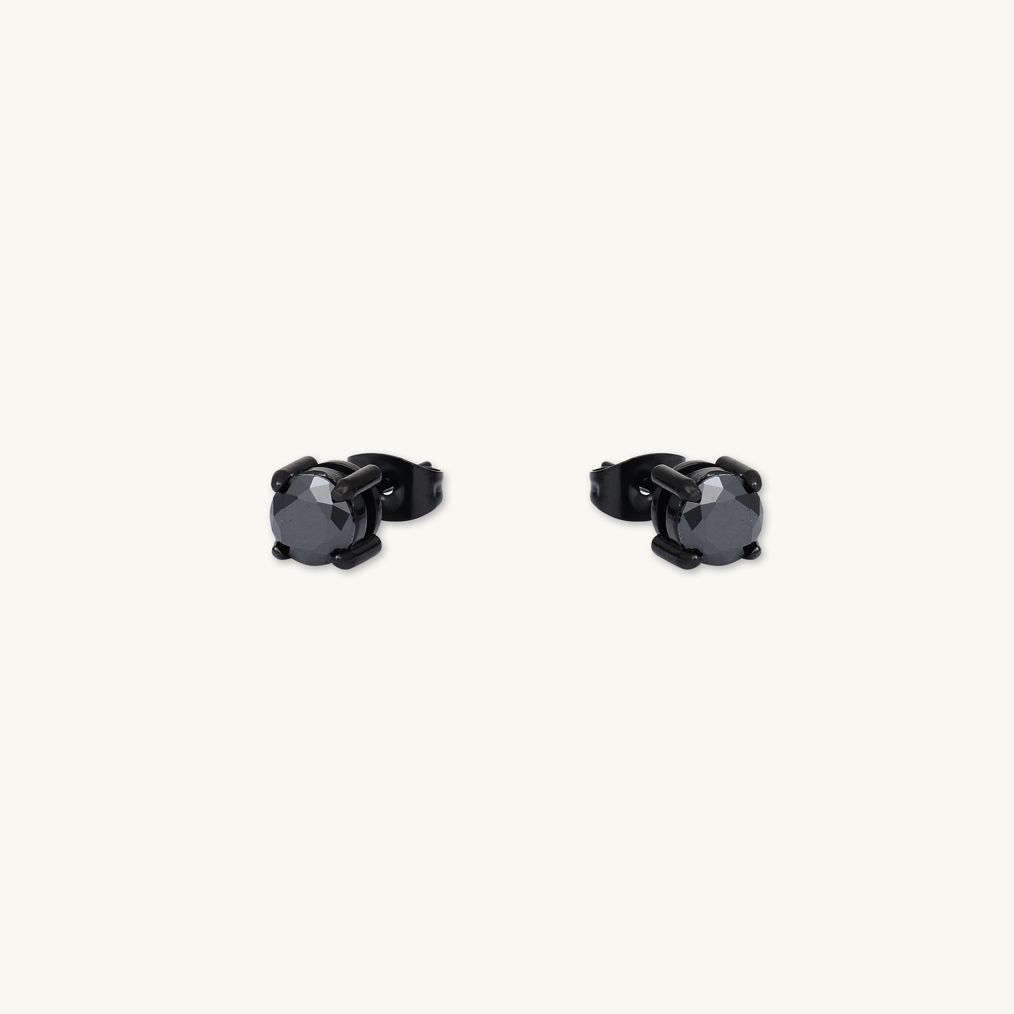 Unisex Classic Sapphire Stud Earrings