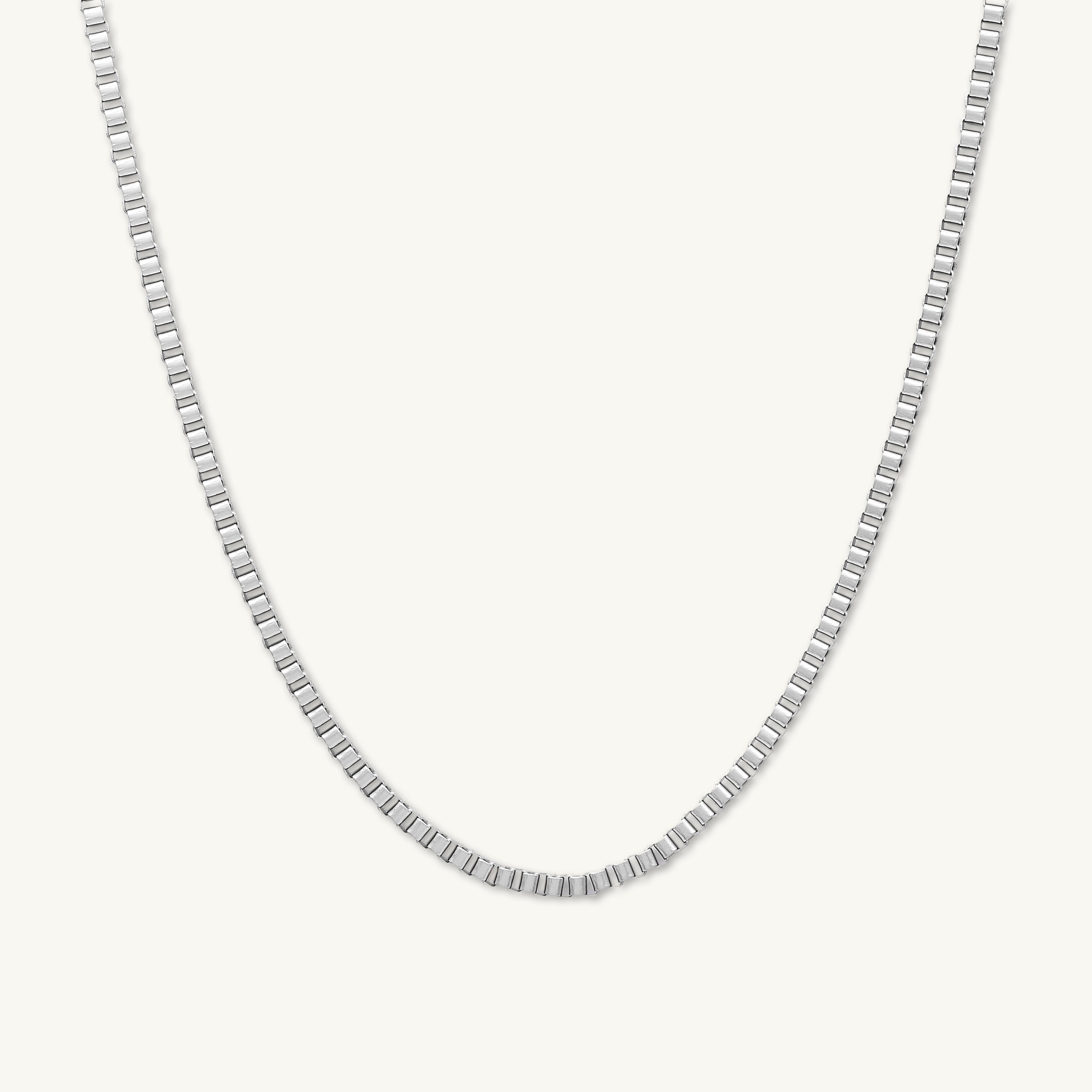 Unisex Thick Box Chain Necklace