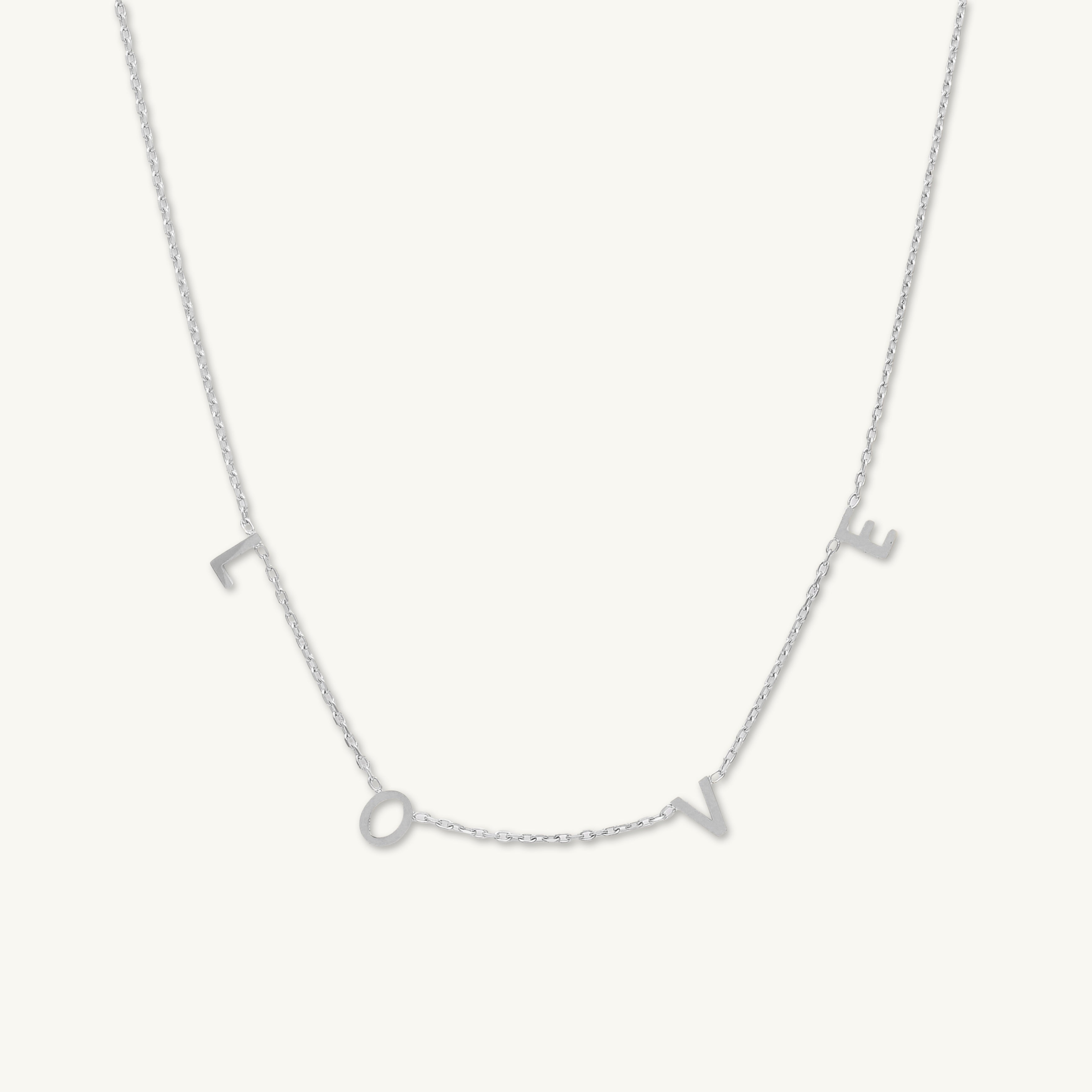 LOVE Letter Chain Necklace