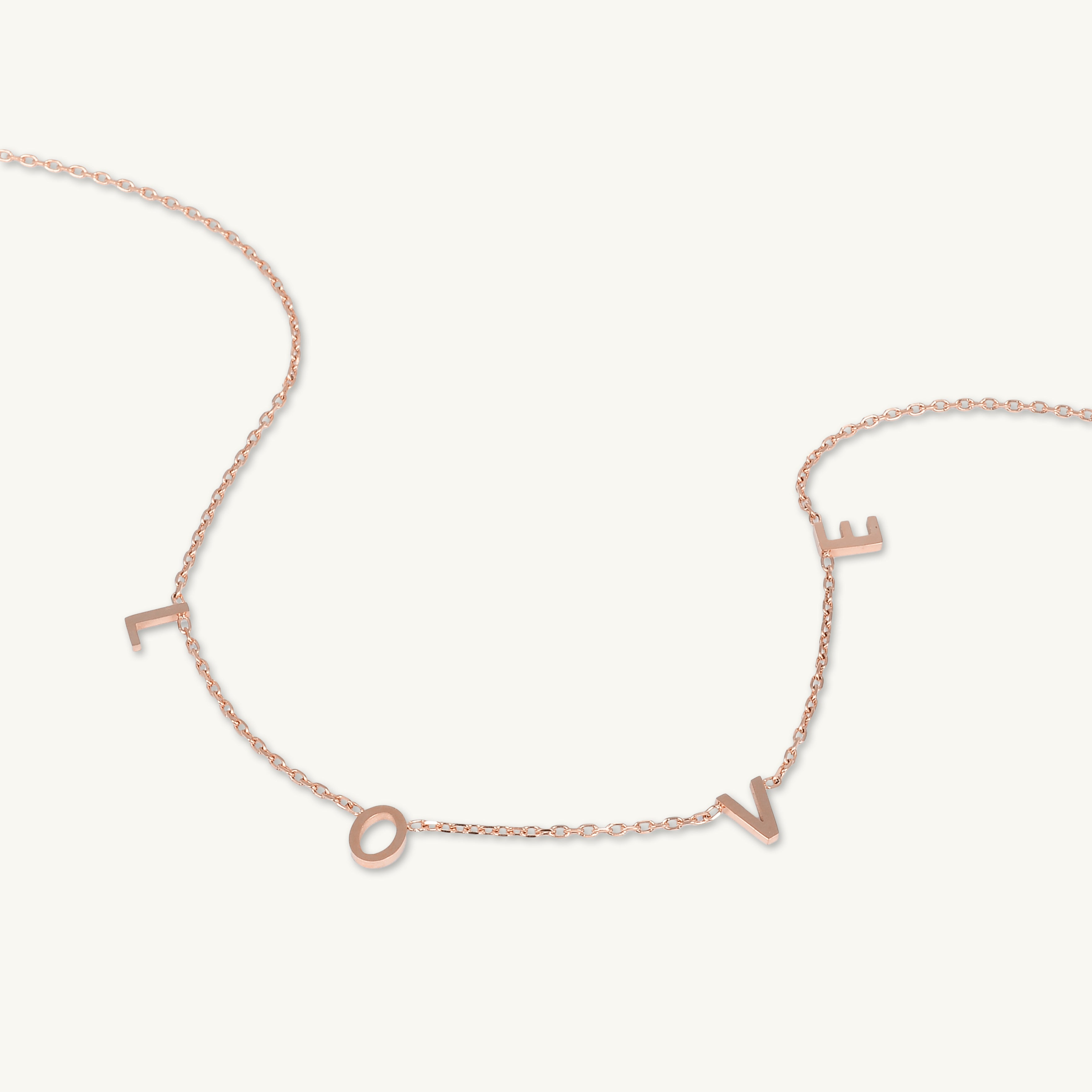 LOVE Letter Chain Necklace